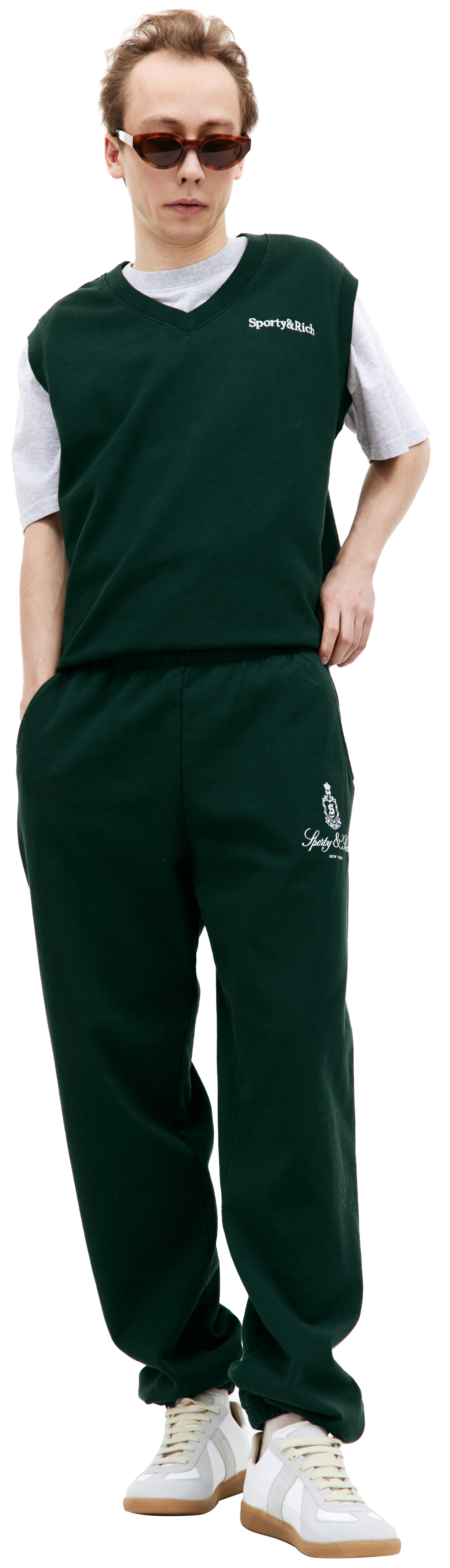 SPORTY & RICH Vendome cotton sweatpant