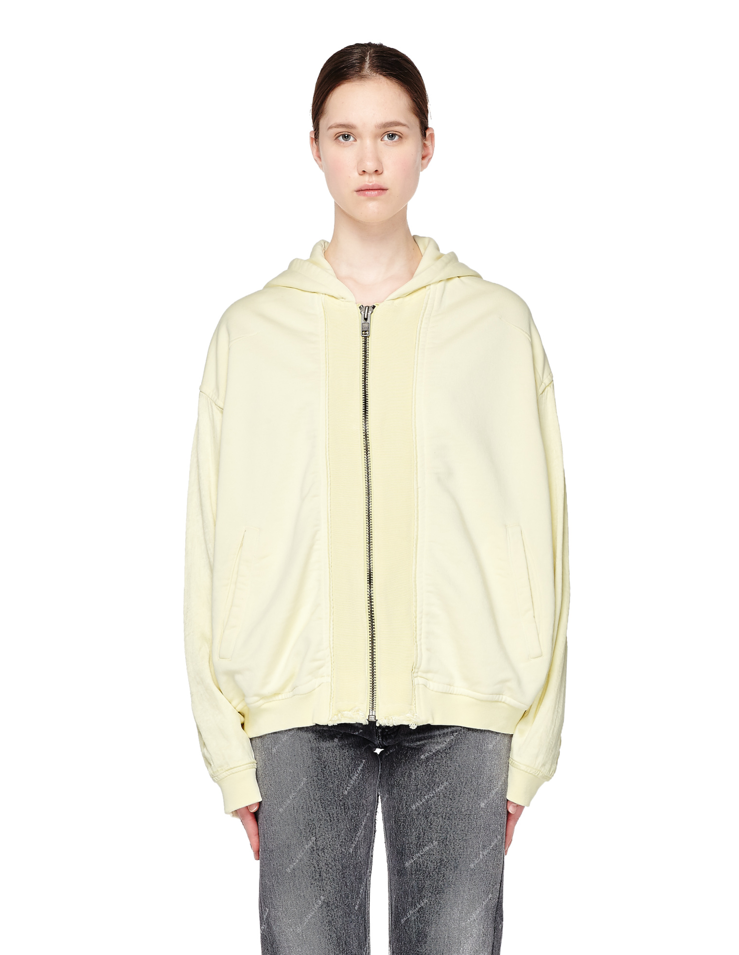 Haider Ackermann Желтая толстовка на молнии