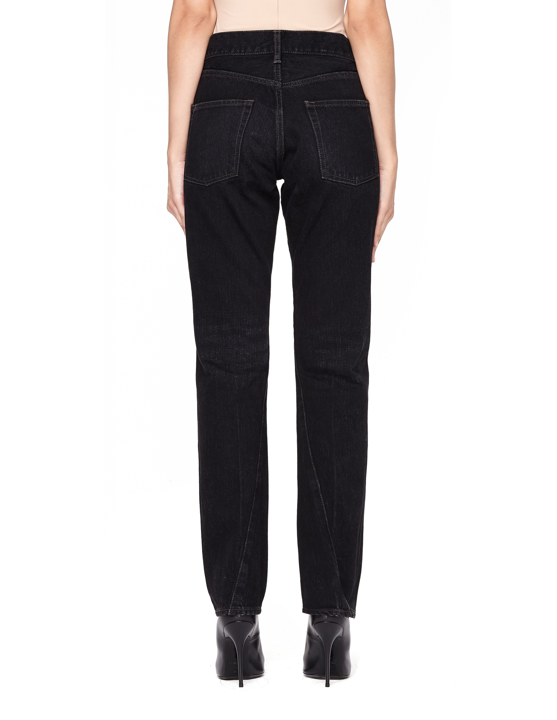 Balenciaga Black Twisted Leg Jeans