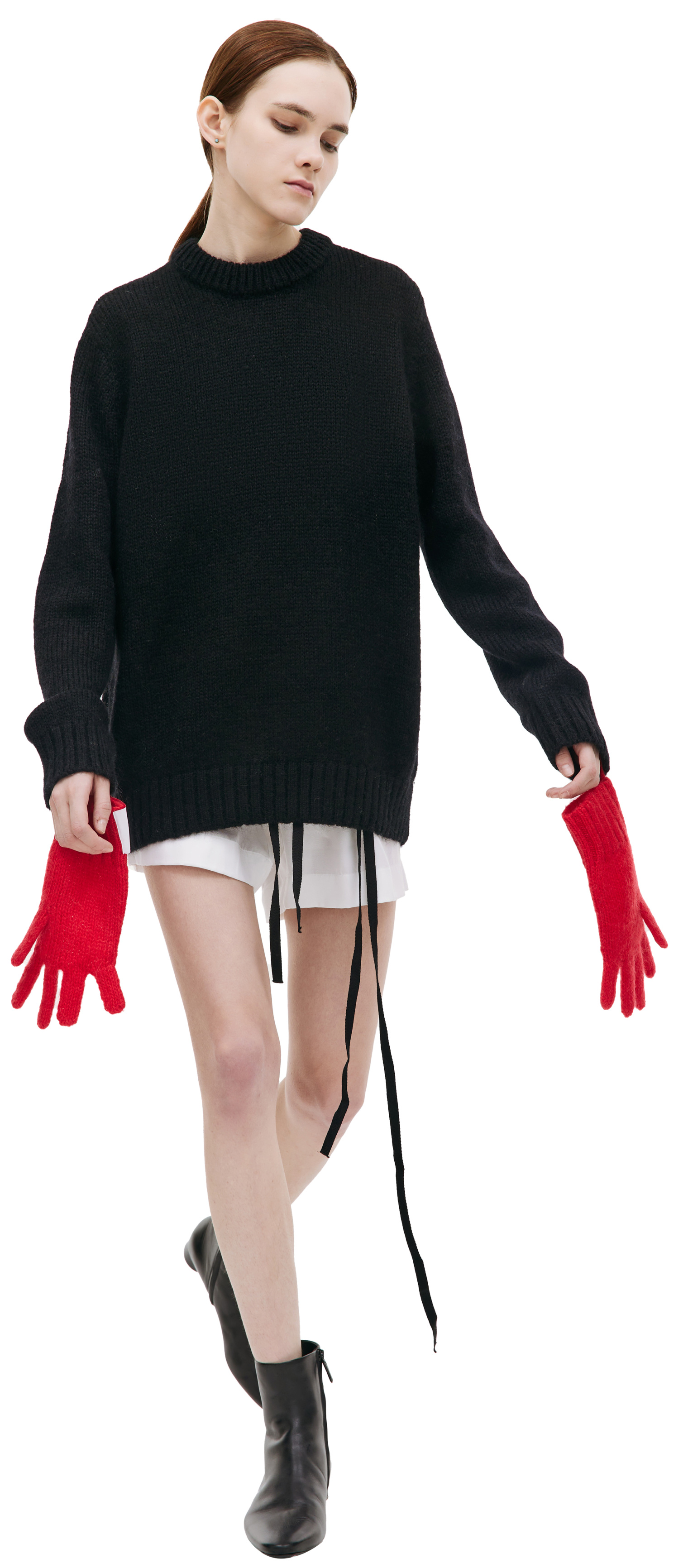 CHARLES JEFFREY LOVERBOY Sweater with removable gloves