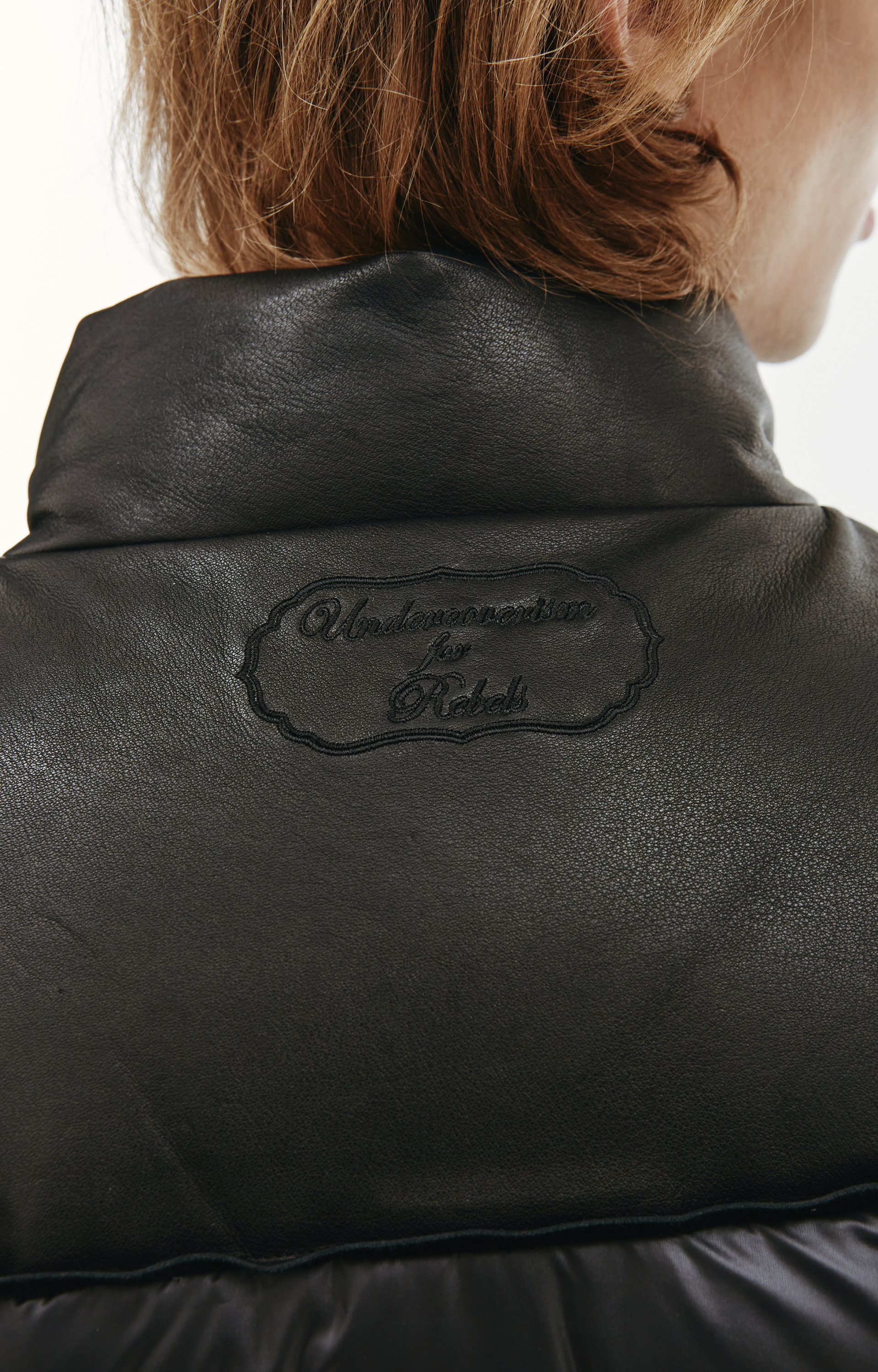 Undercover Black Quilted Down Jacket