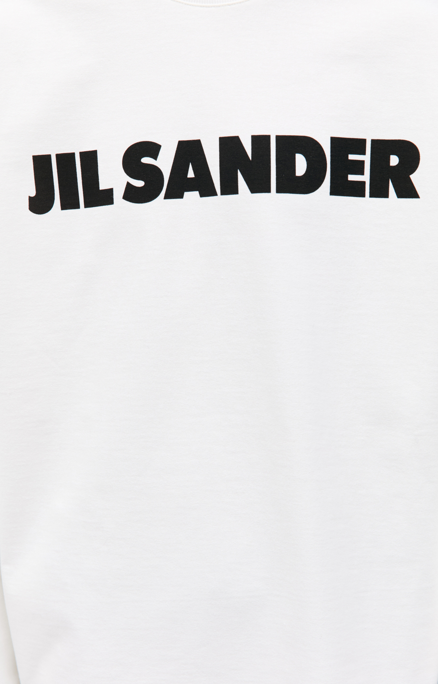 Jil Sander Оверсайз лонгслив с логотипом