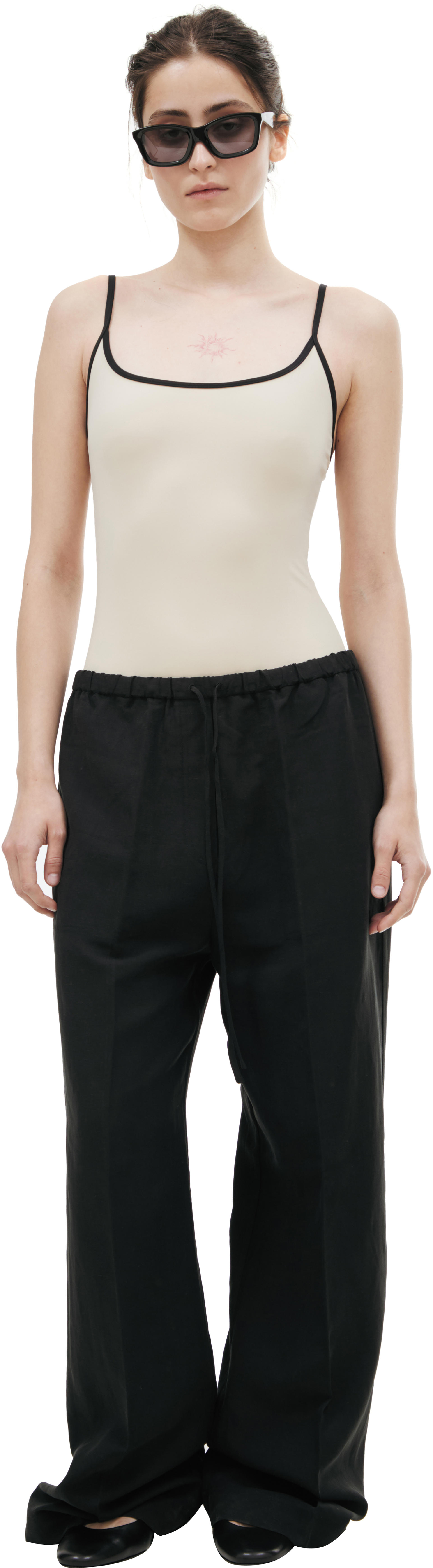 TOTEME Black linen trousers