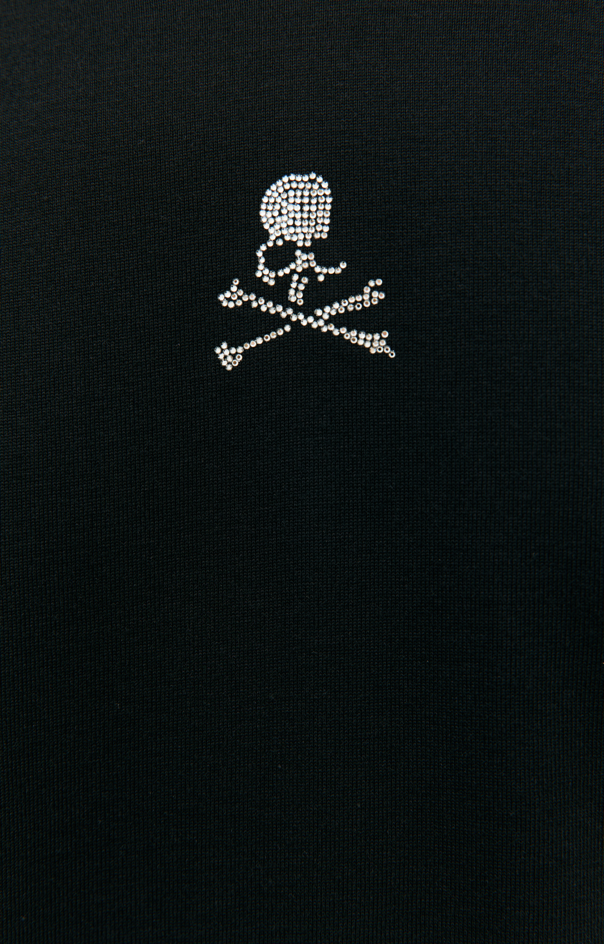 Mastermind WORLD Black crystal-cut t-shirt