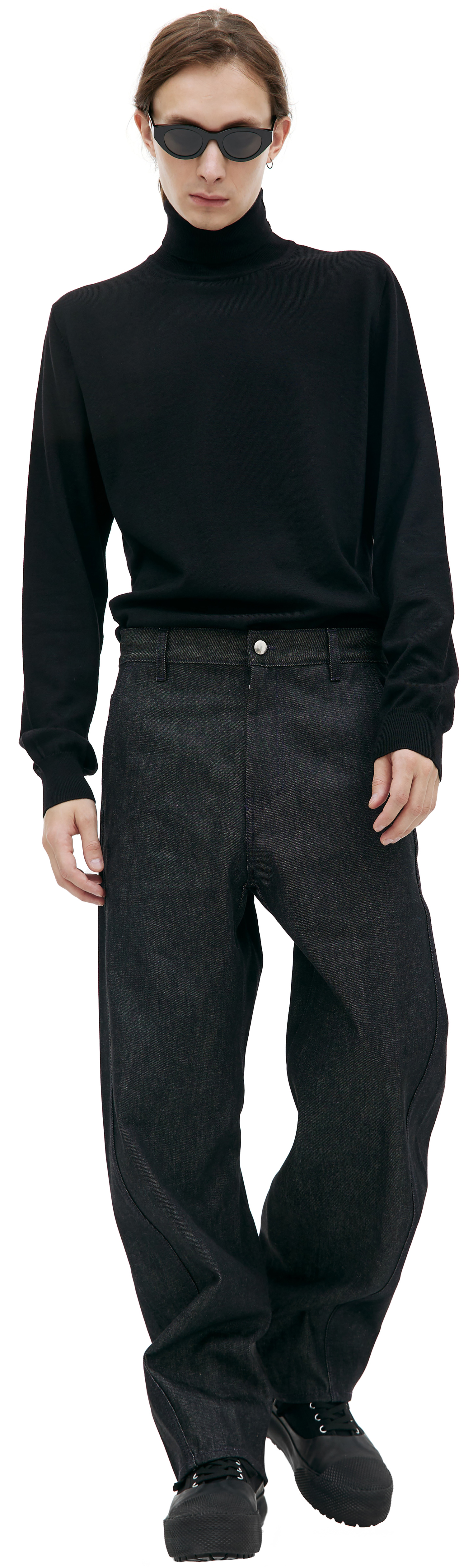 OAMC Black straight jeans