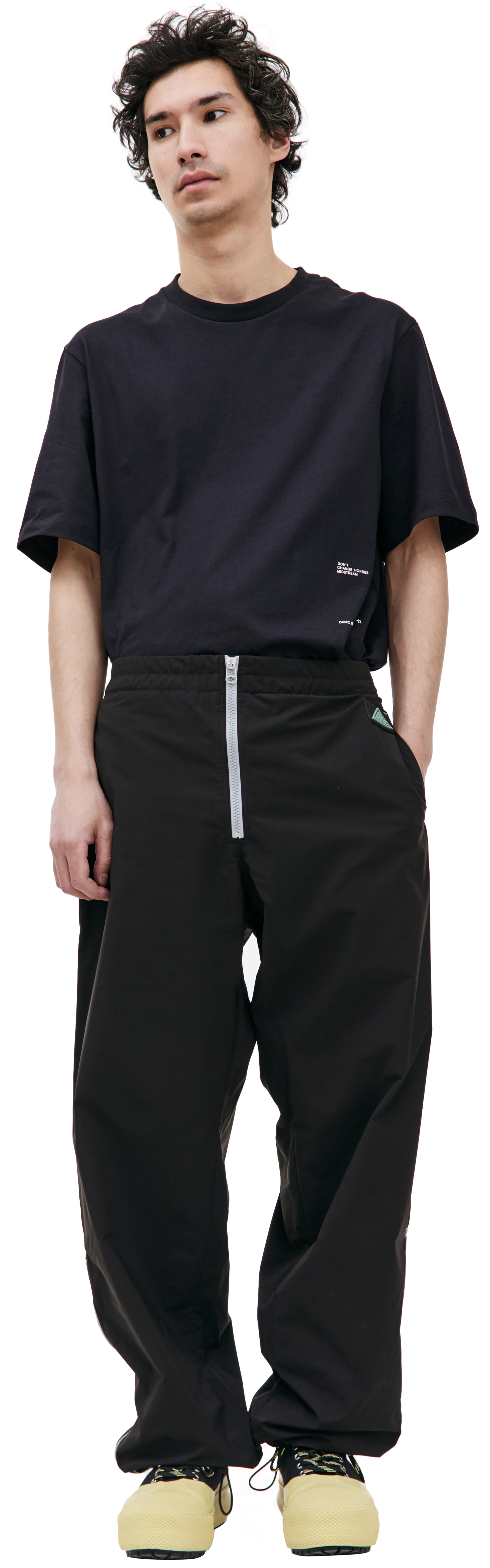 OAMC Black zip up trousers