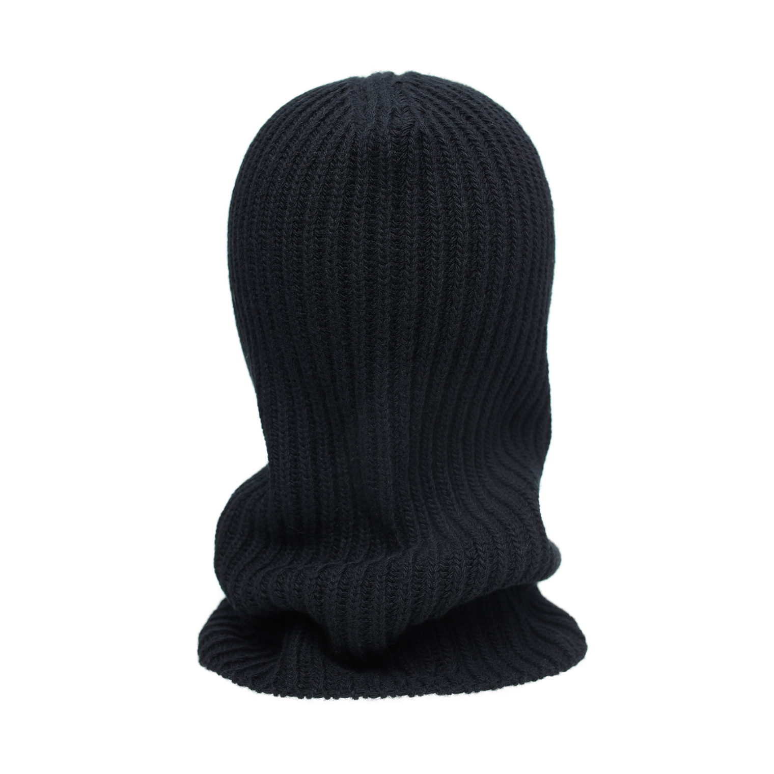 Jil Sander Black wool bonnet