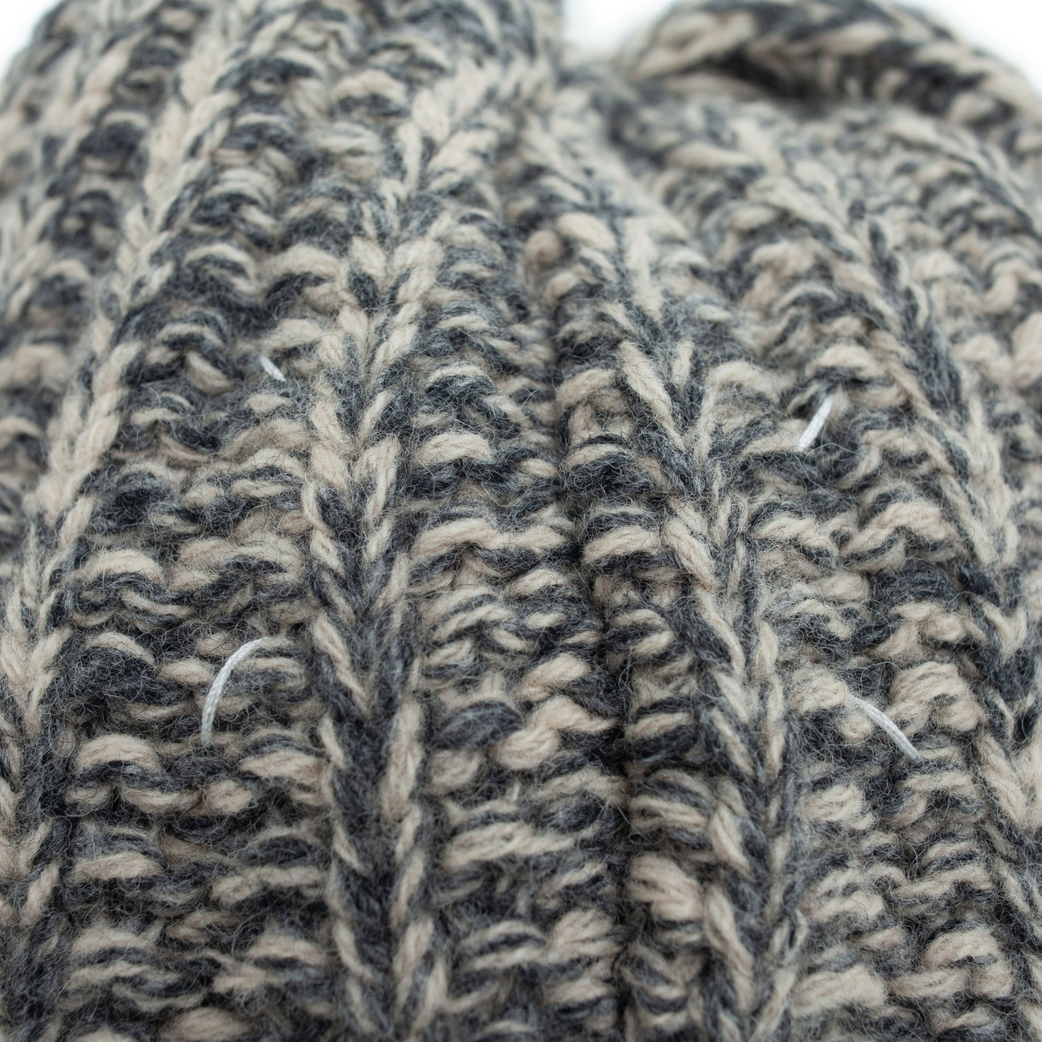 Maison Margiela Coarse-knit wool hat