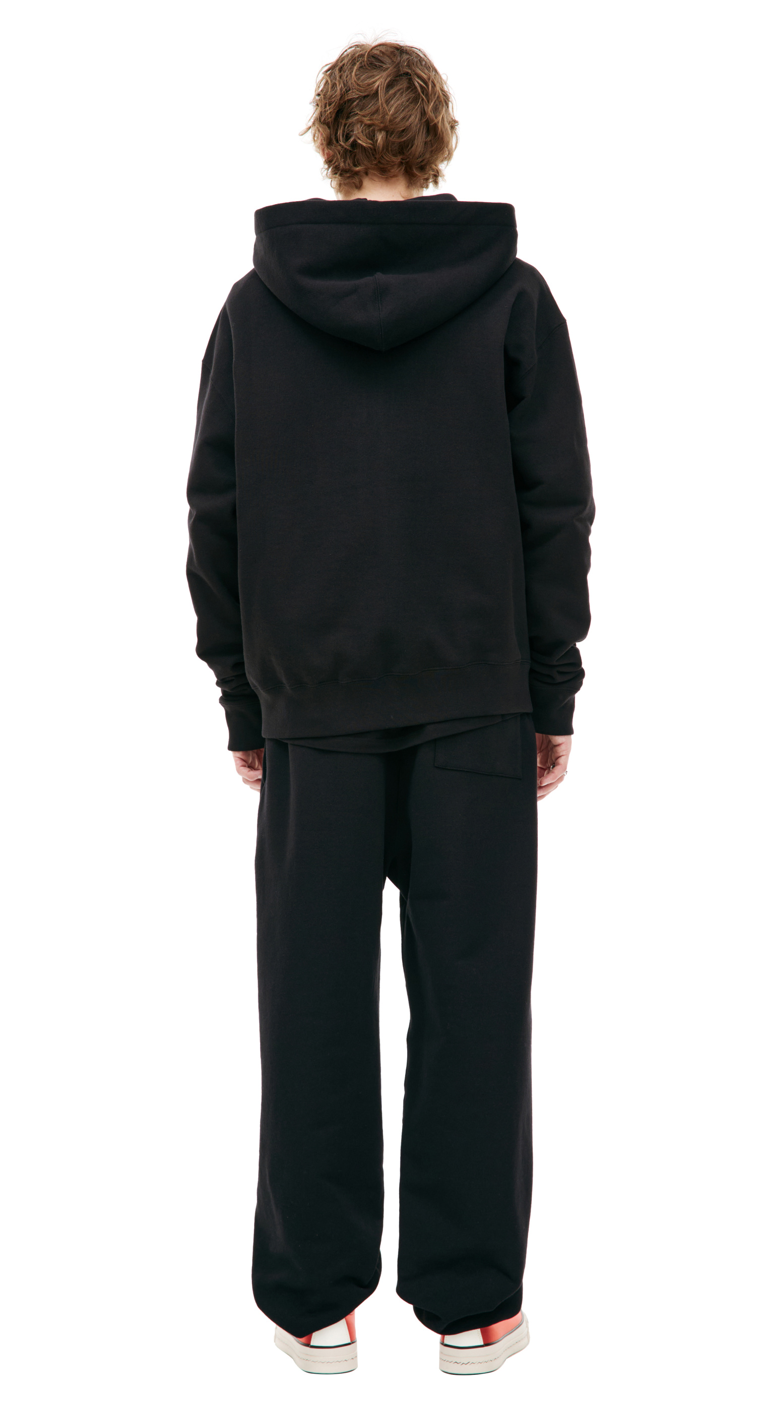 Jil Sander Black zip up hoodie