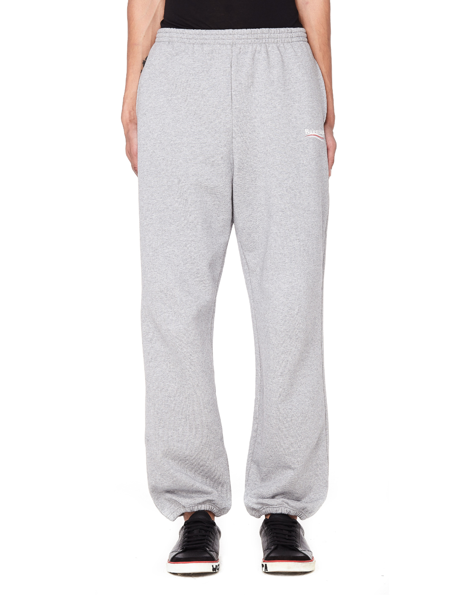 Balenciaga Wave Logo Grey Sweatpants