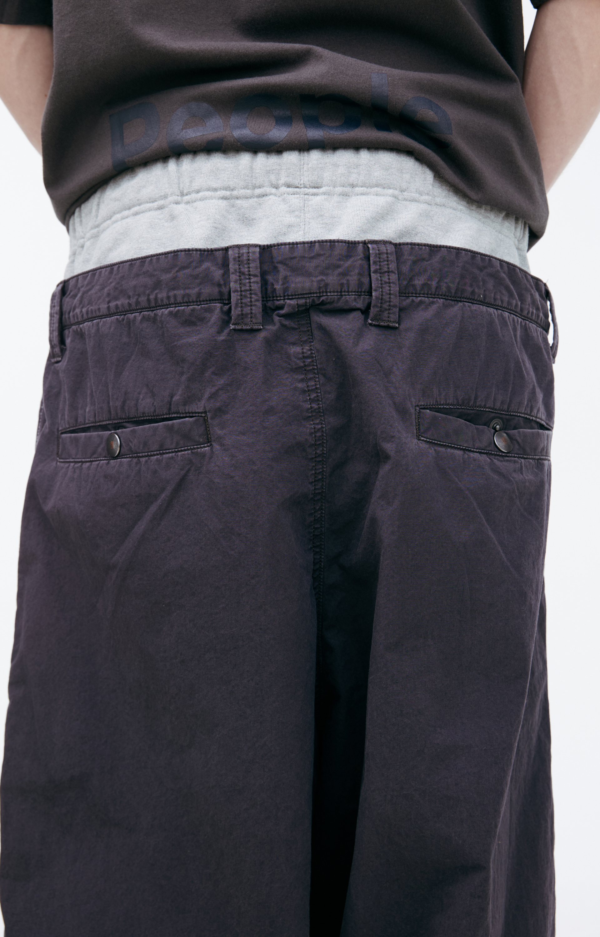 Maison Mihara Yasuhiro Pants with contrasting lining