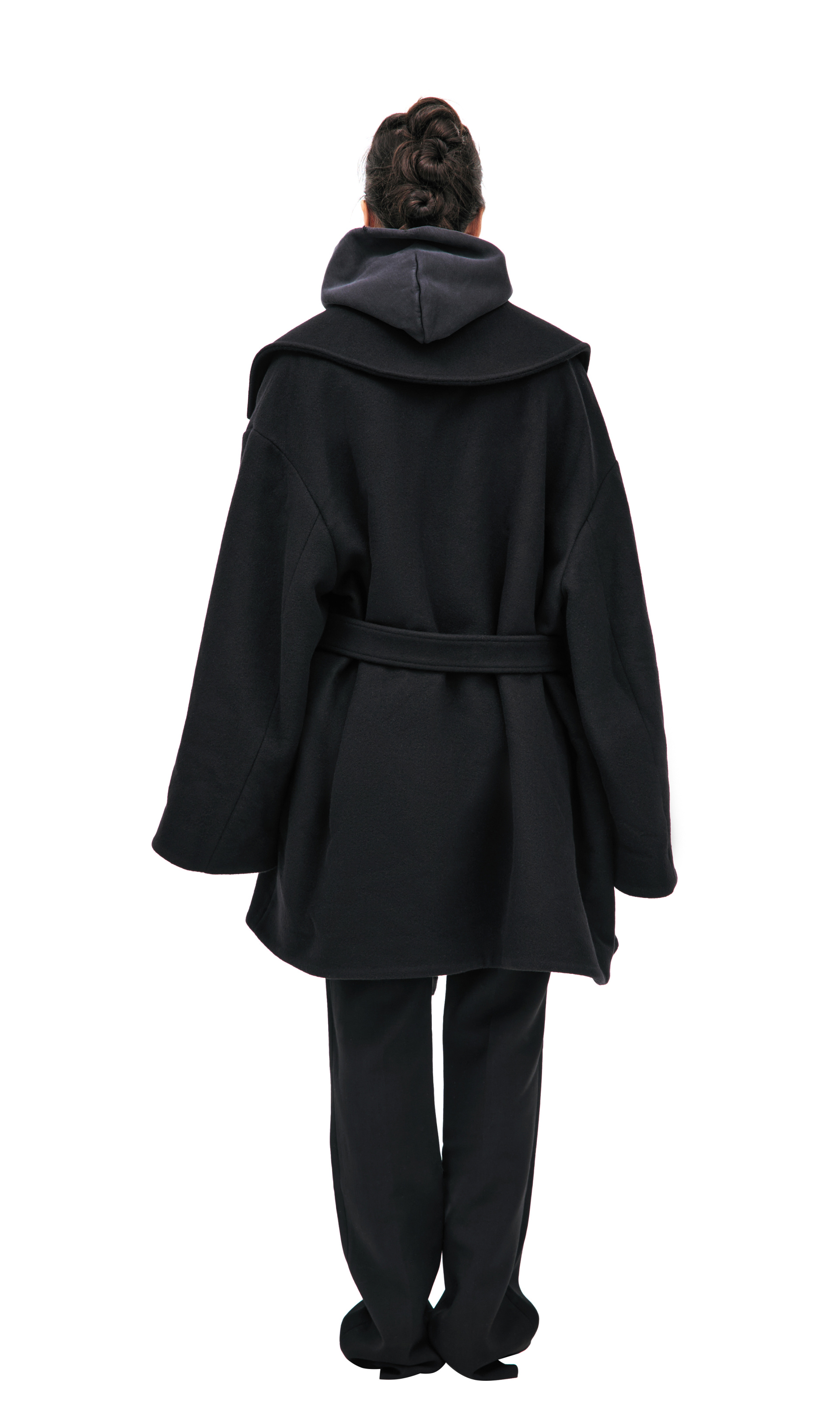 Balenciaga Black cashmere coat