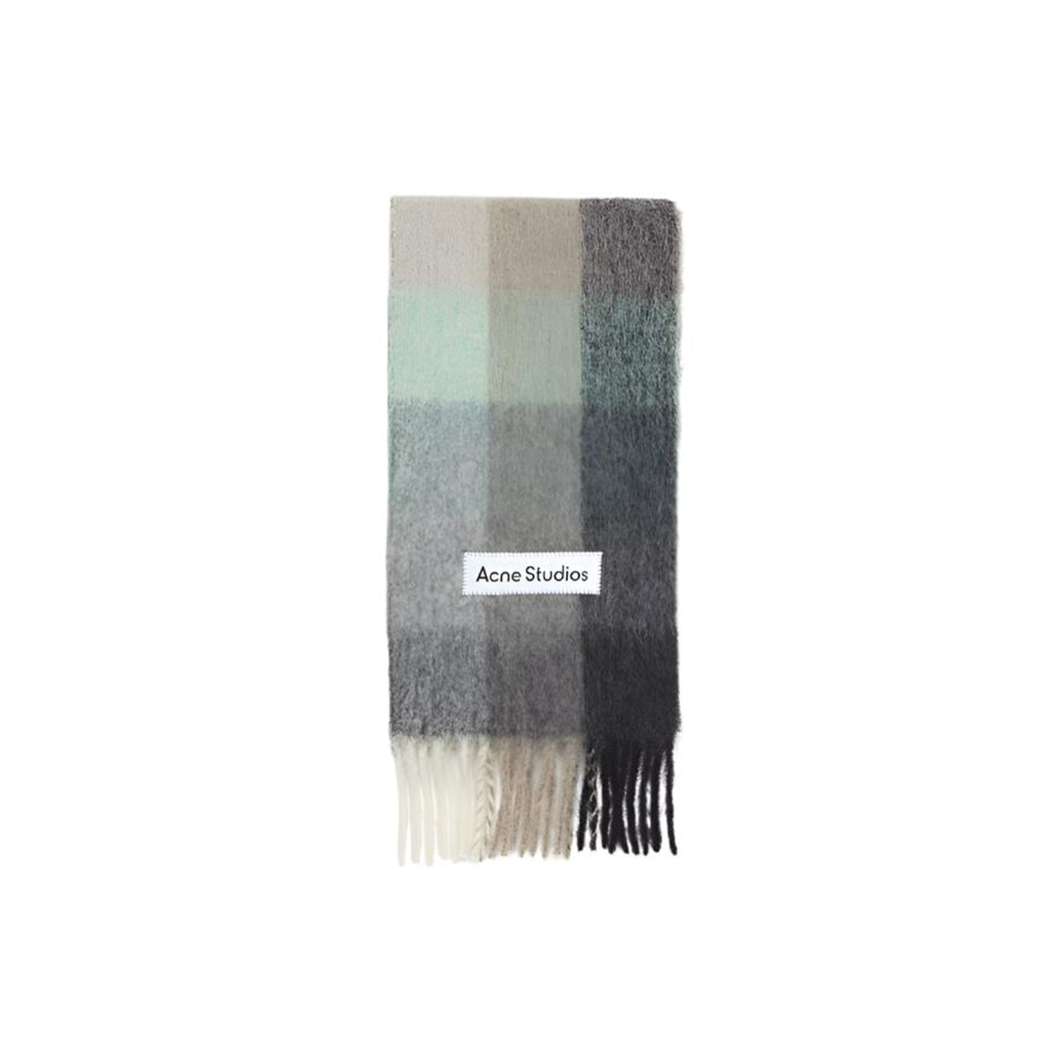 Acne Studios Mohair Checked Scarf