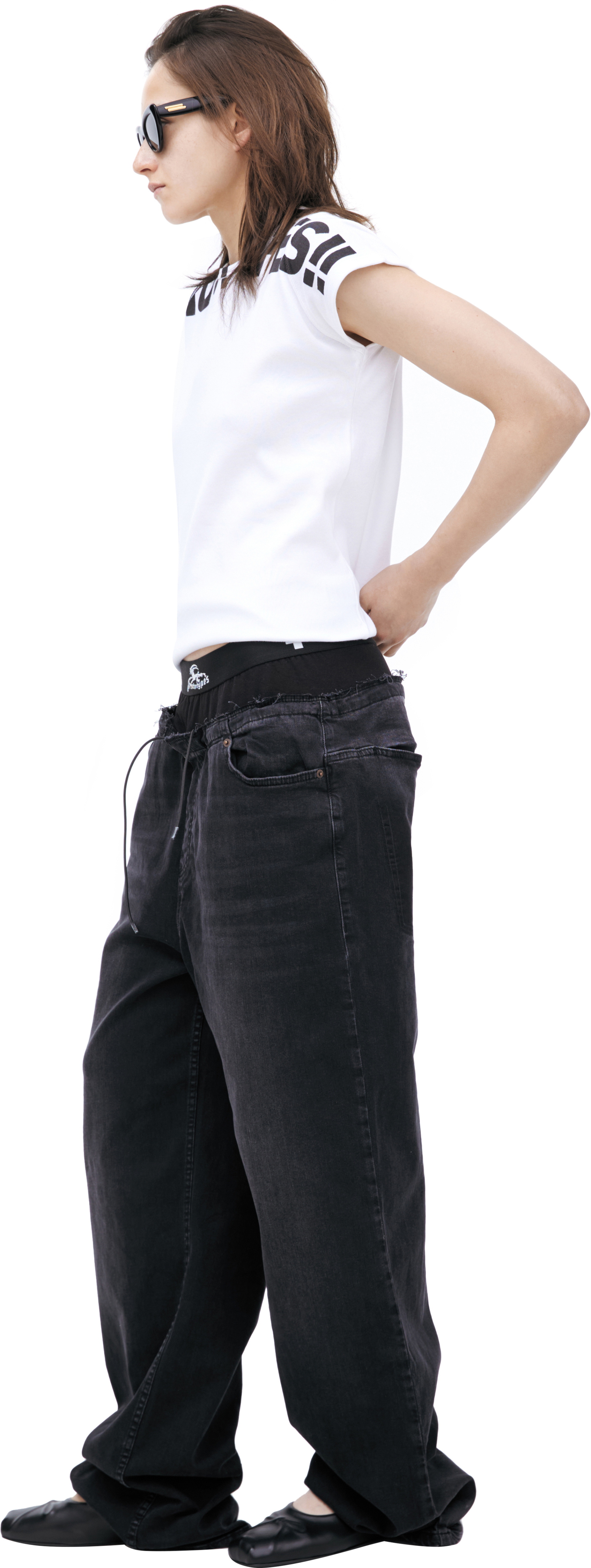 PROTOTYPES Jeans with elastic waistband