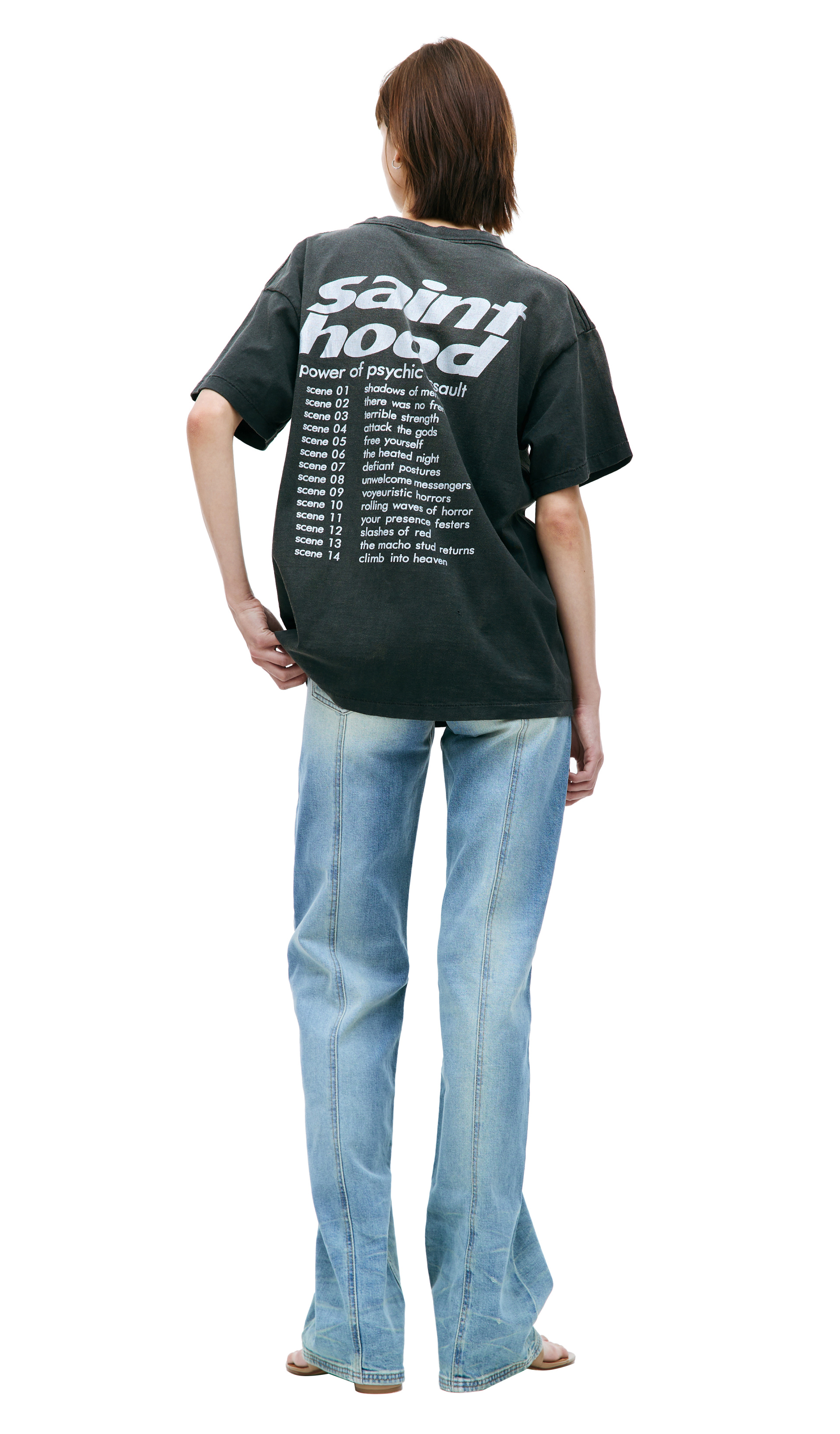 Saint Michael Saint Michael x Neighborhood printed t-shirt