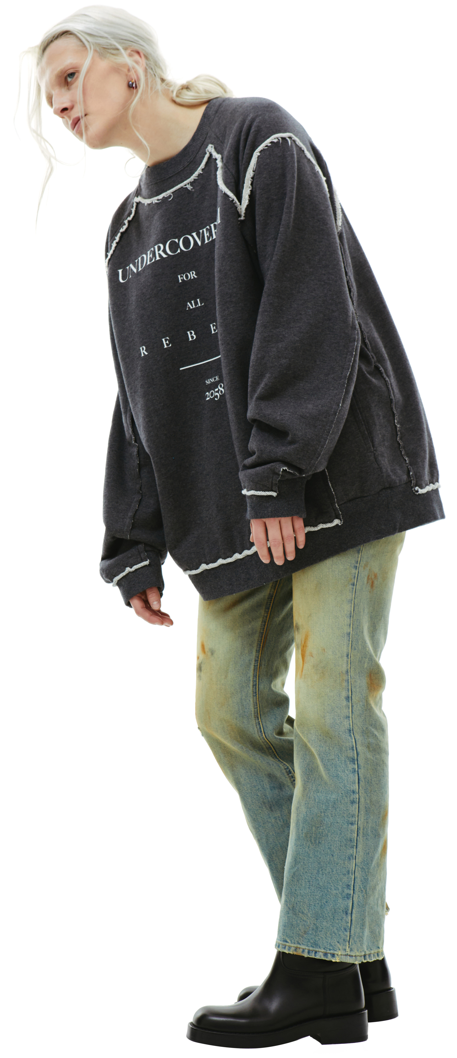 Undercover Grey printed sweatshirt