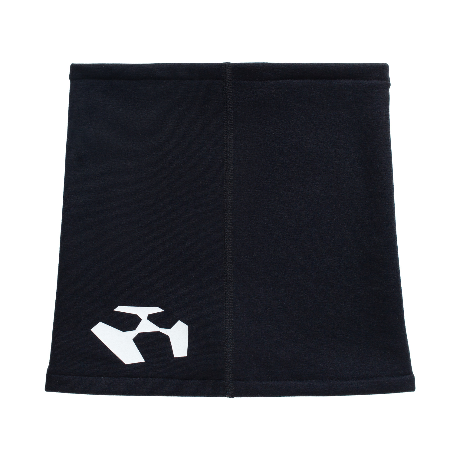 Acronym Black logo snood scarf