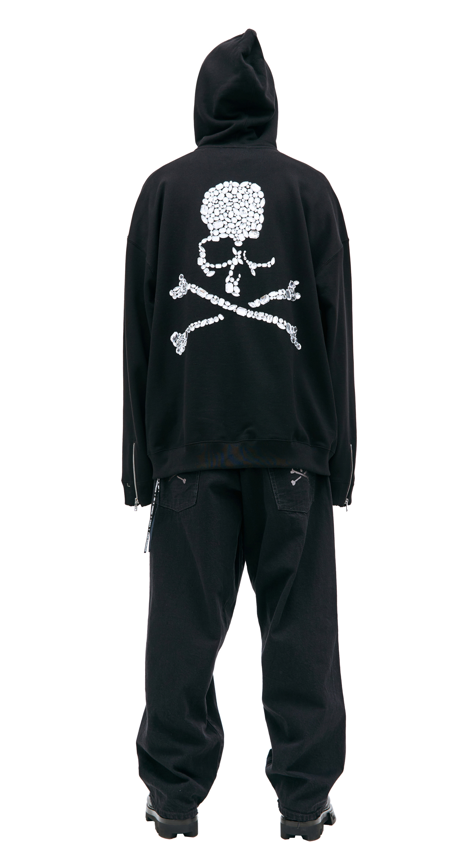 Mastermind WORLD Skull logo zip up hoodie