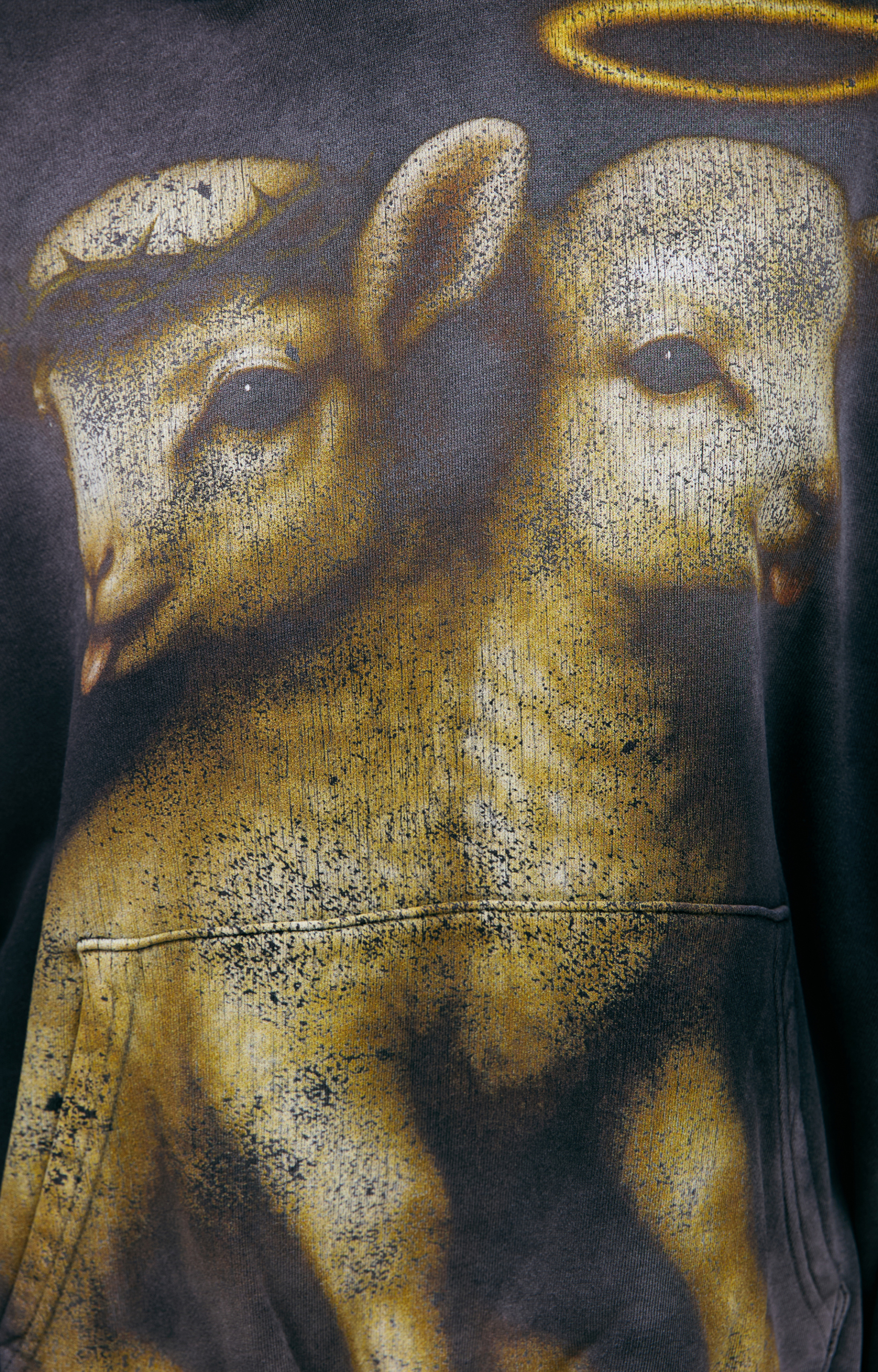 Hellstar Grey printed hoodie