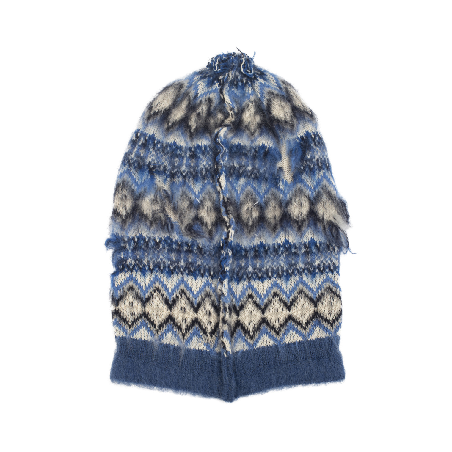 Maison Margiela Blue knit balaclava