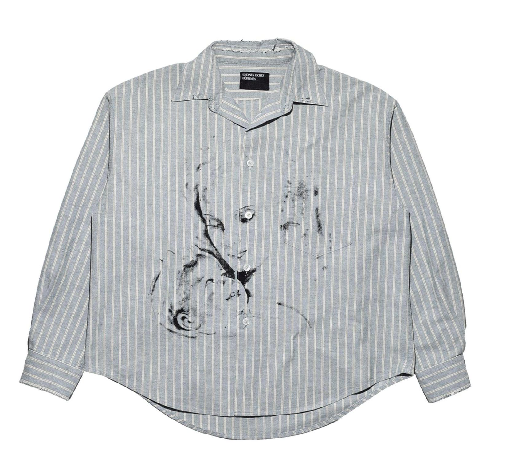 Enfants Riches Déprimés striped printed shirt
