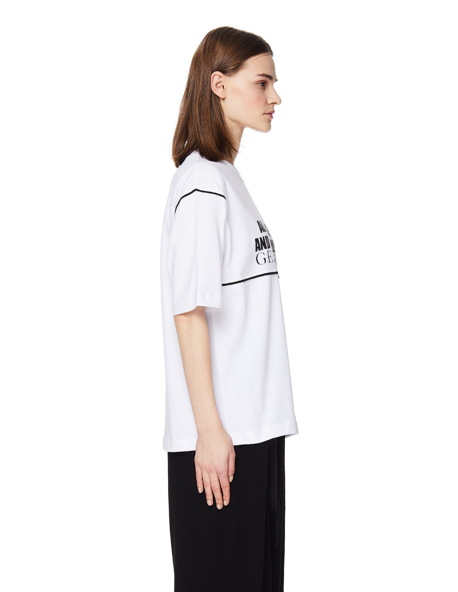 Youths in Balaclava White Cotton Generation T-Shirt