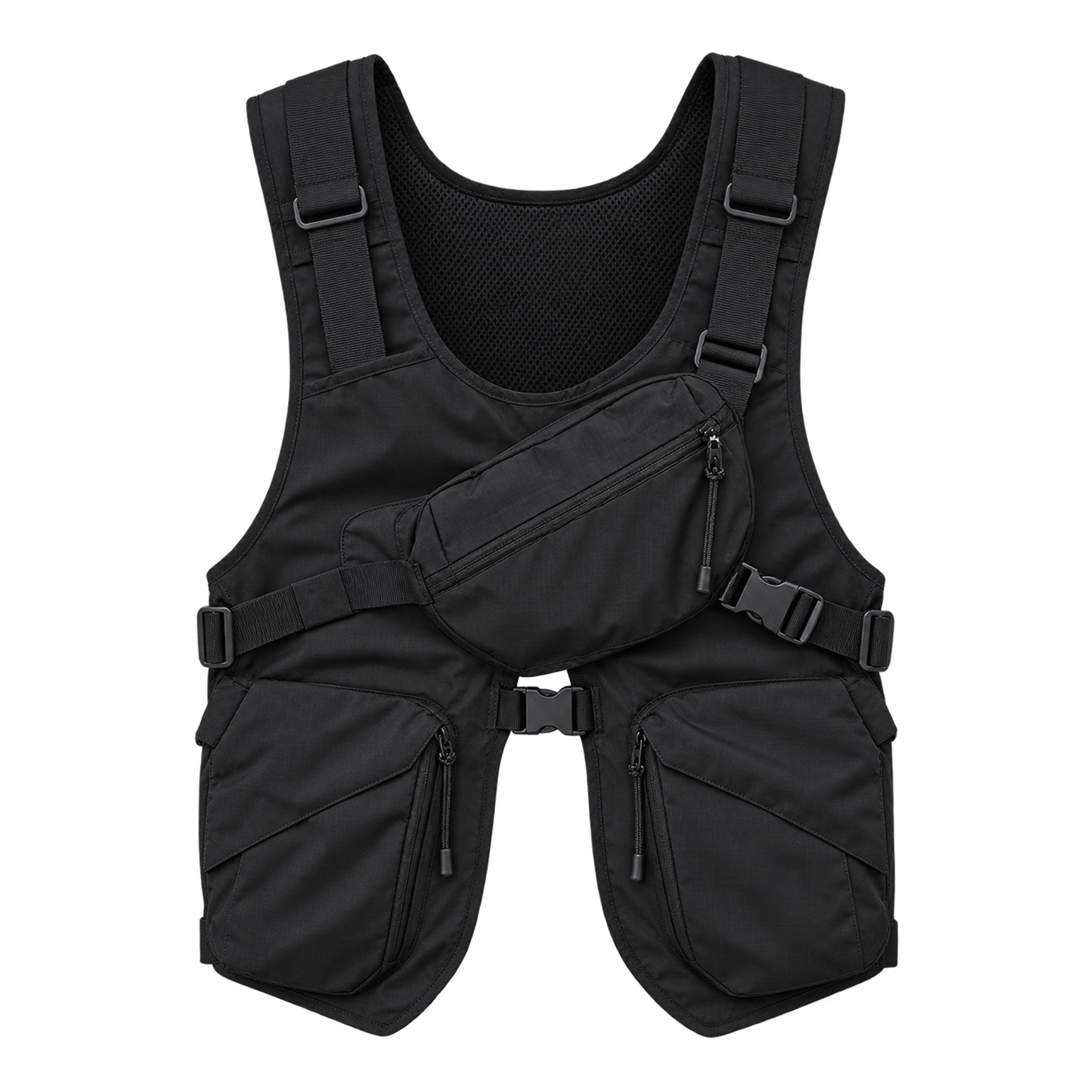 The Viridi-Anne Cotton vest with deep pockets