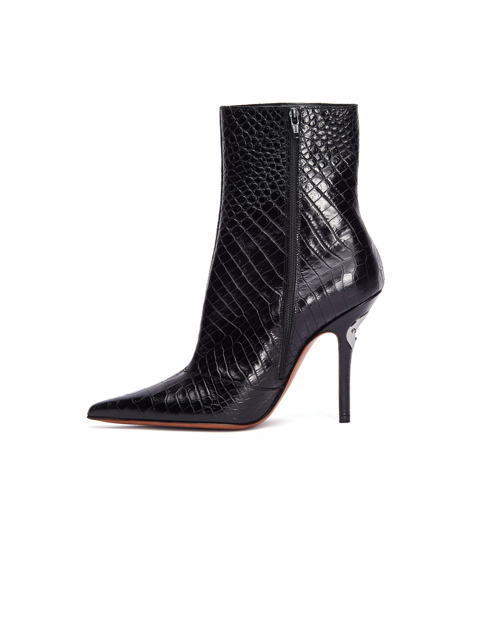 VETEMENTS Black Bottle Opener Ankle Boots