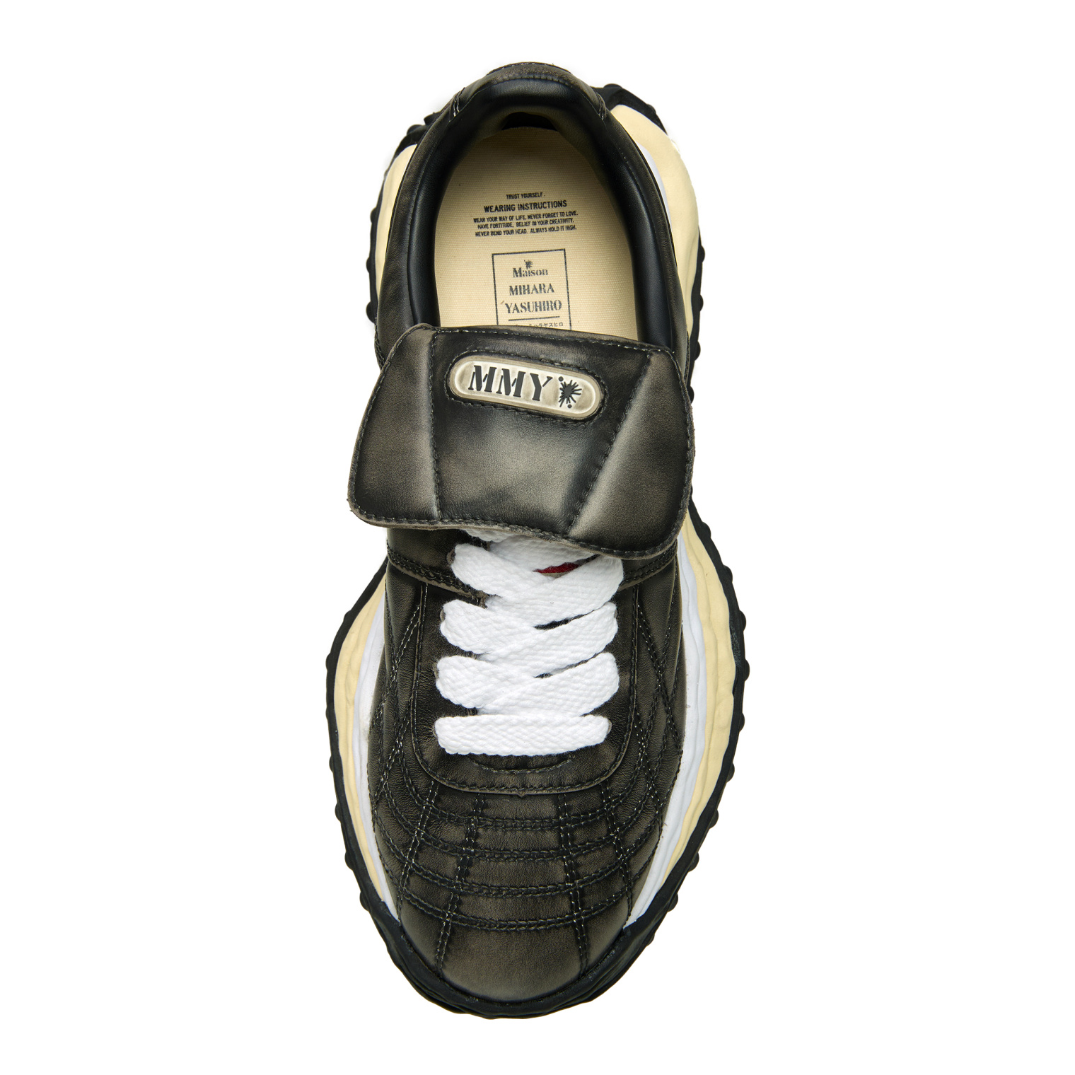 Buy Maison Mihara Yasuhiro men grey scott og sneakers for $695
