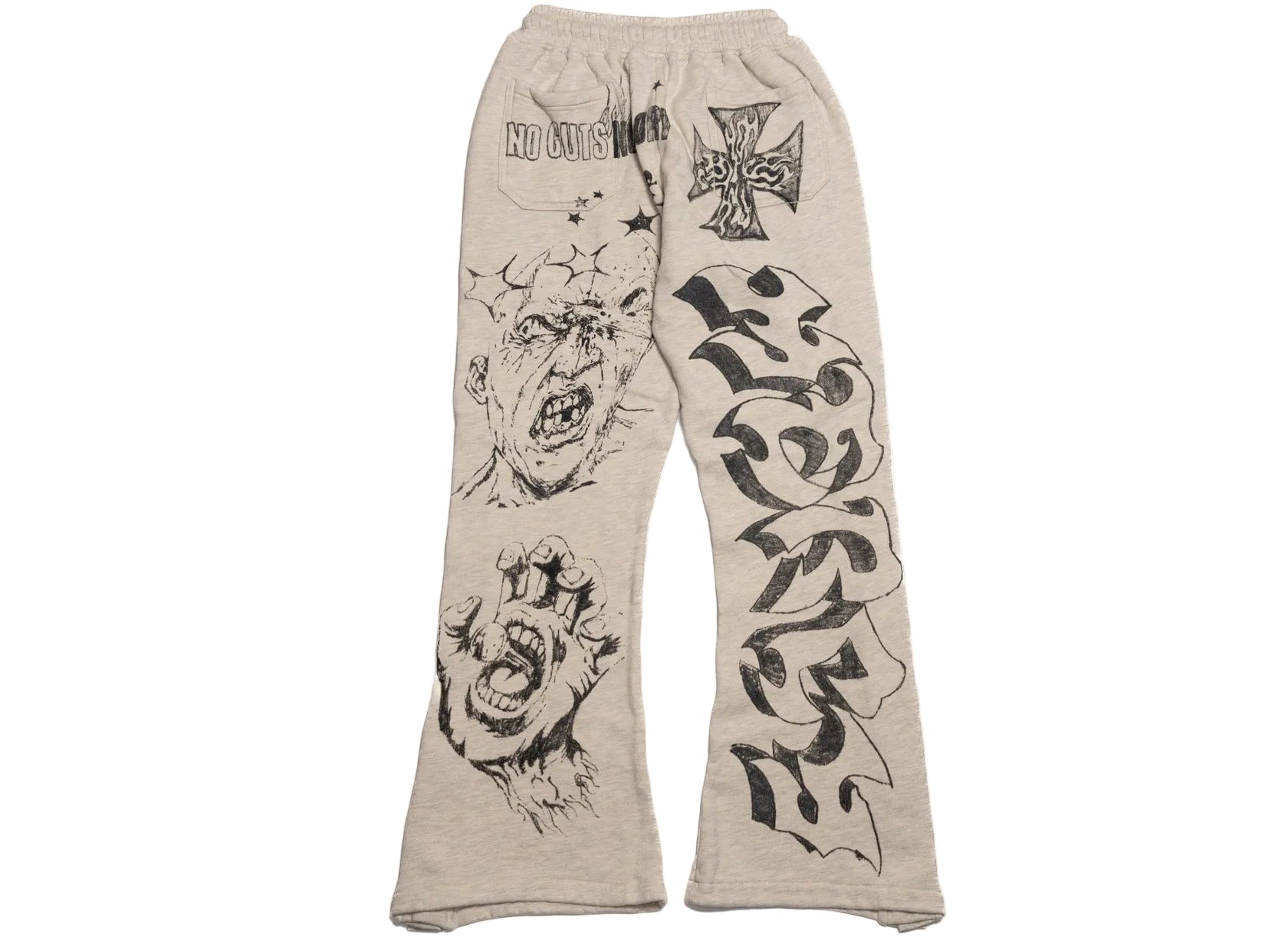 Hellstar Graffiti Mirror Face Sweatpants
