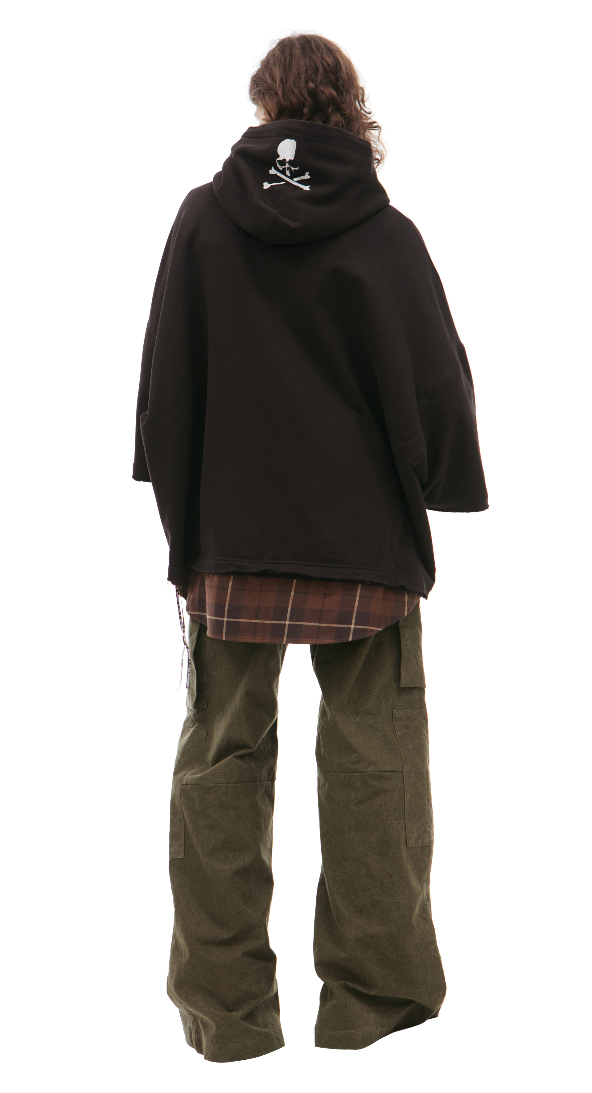 Mastermind WORLD Logo layered hoodie