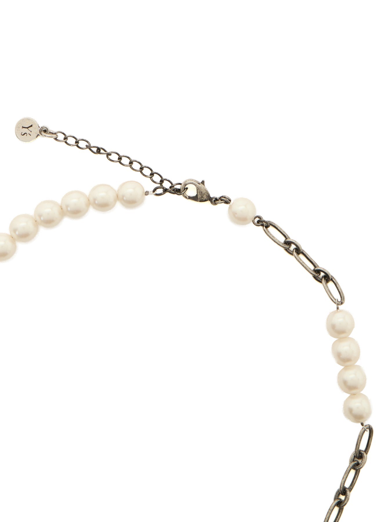 Y\'s Pearl And Chain Choker