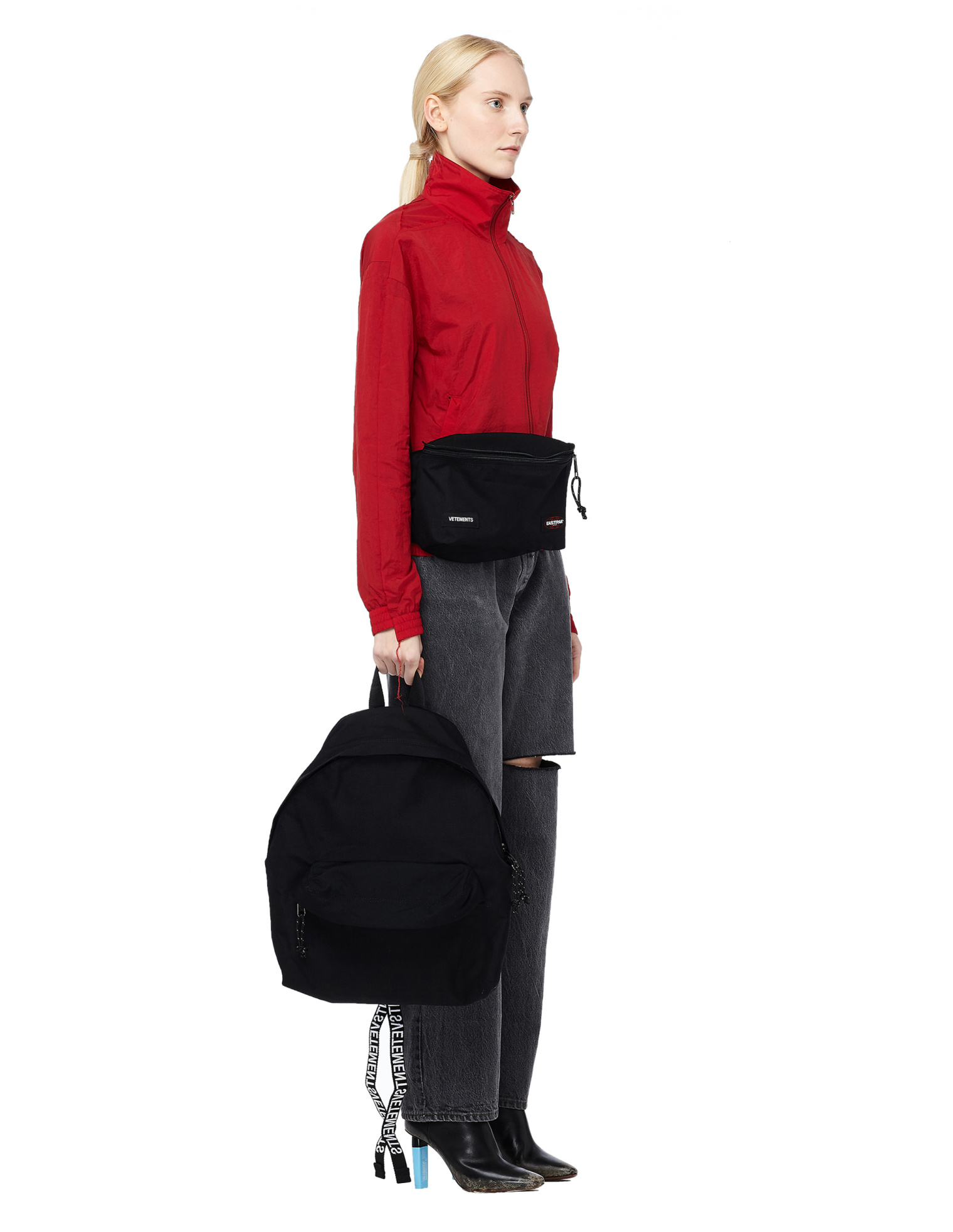 VETEMENTS Eastpak Backpack with a Waist Bag