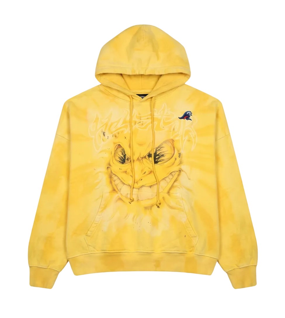 Hellstar Yellow print hoodie