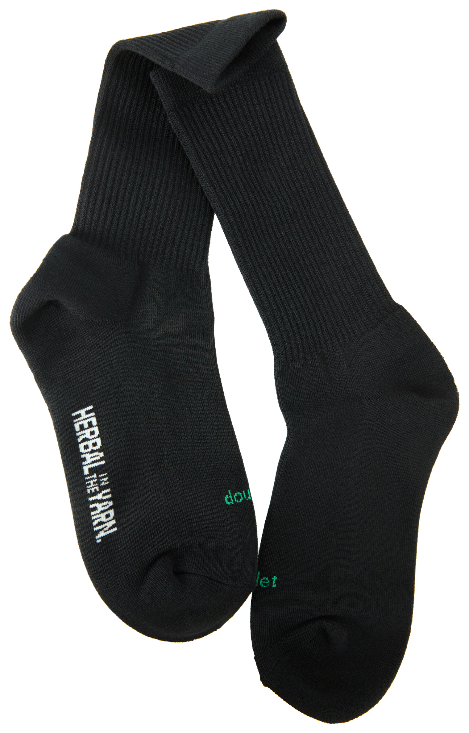 Doublet Black embroidered socks