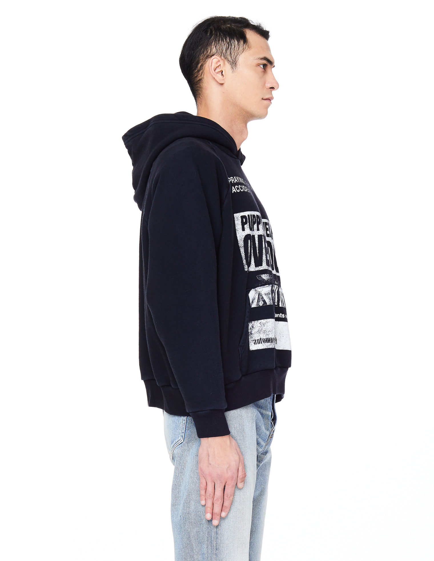 Enfants Riches Deprimes Black Cotton Overdose Hoodie