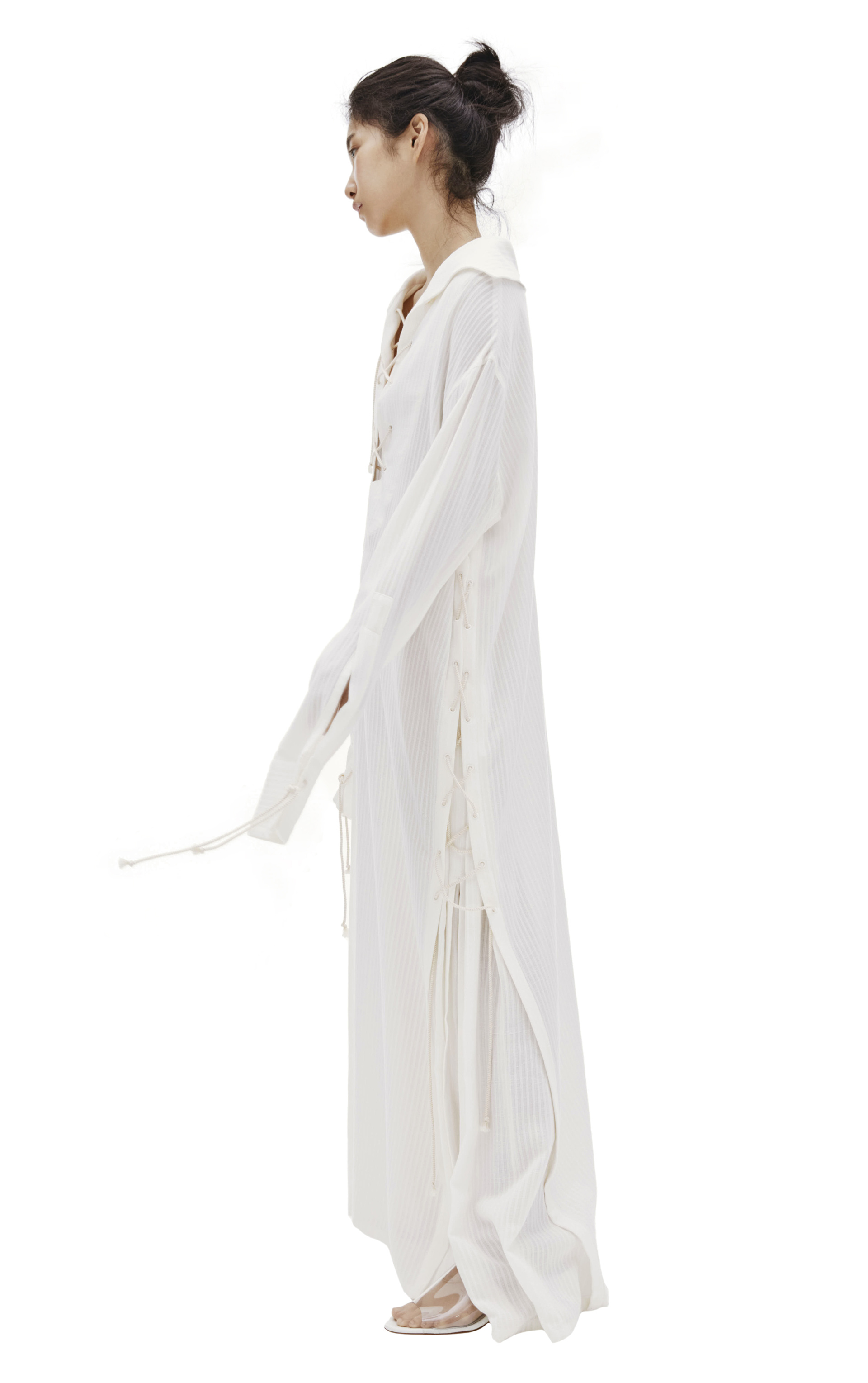 Ann Demeulemeester White Maxi Dress
