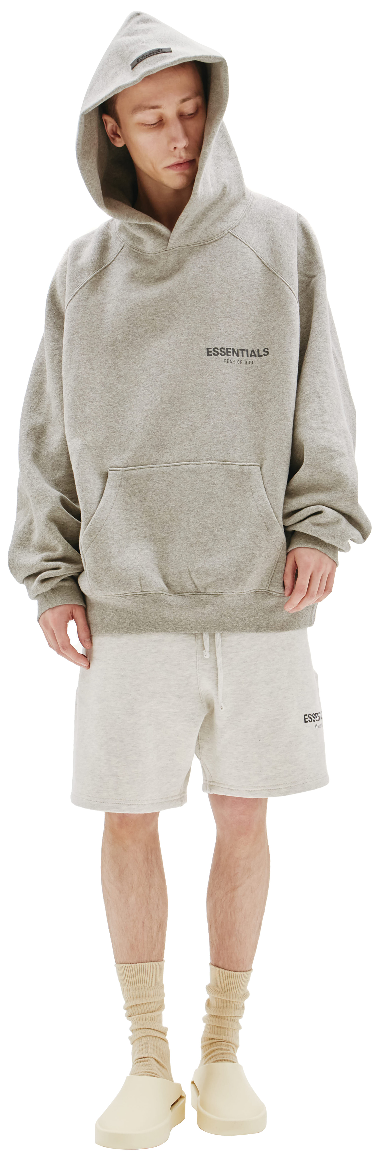 Fear of God Essentials Хлопковое худи с логотипом