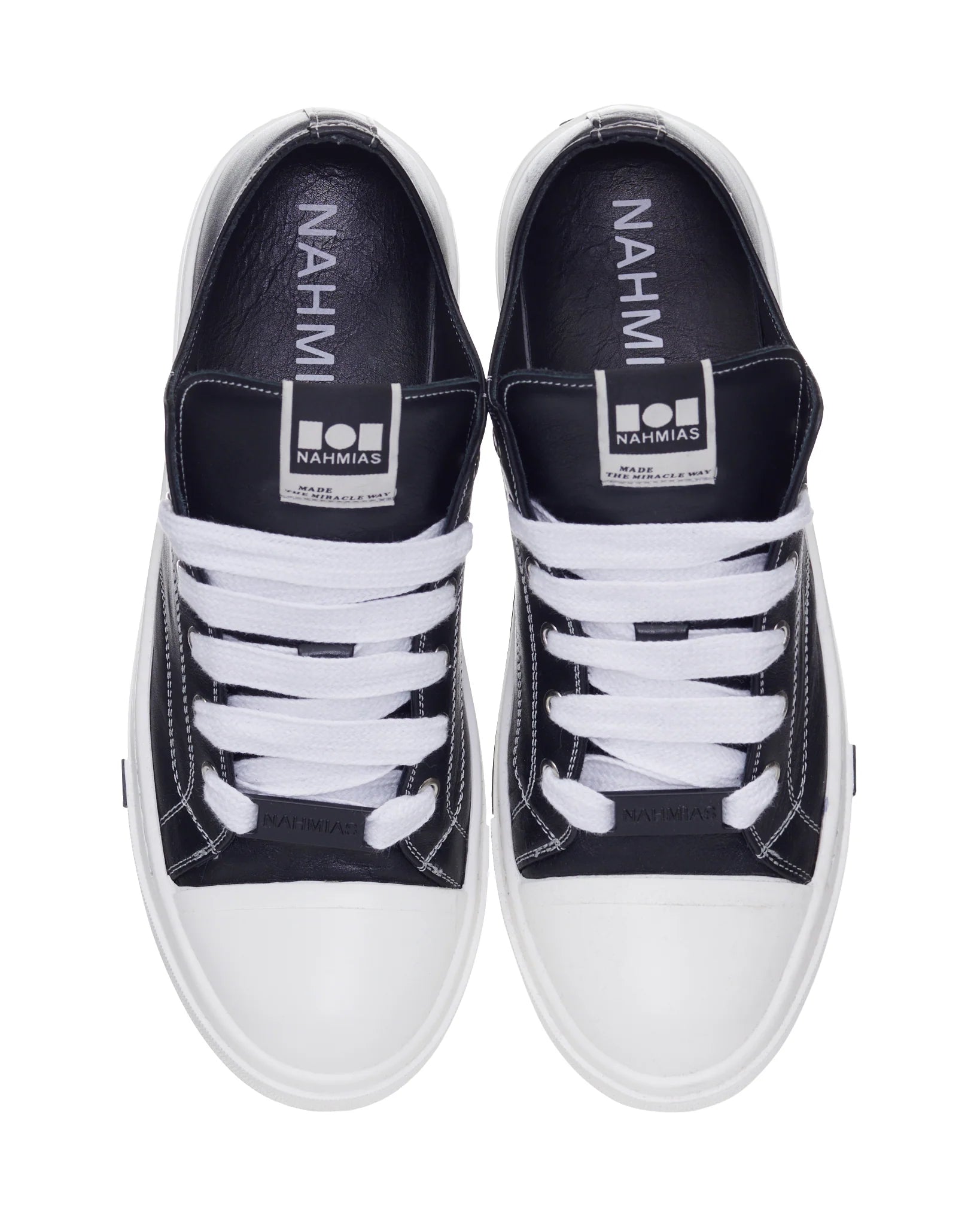 Nahmias Five-O Leather Sneakers