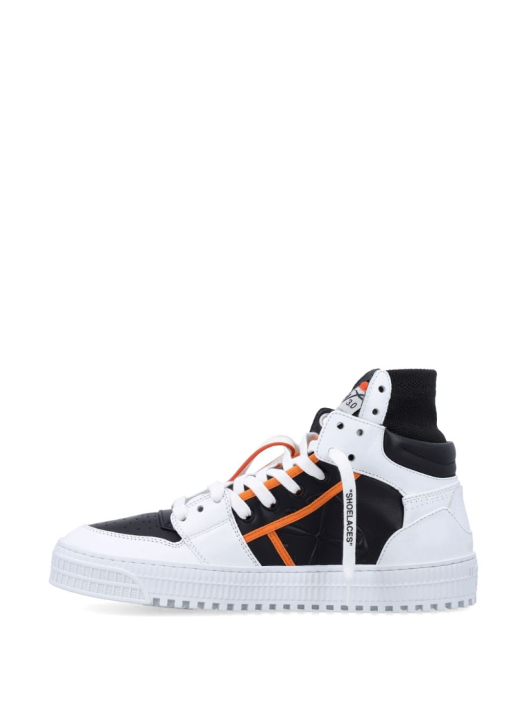 Off White 3.0 Off Court Calf Leather Sneakers