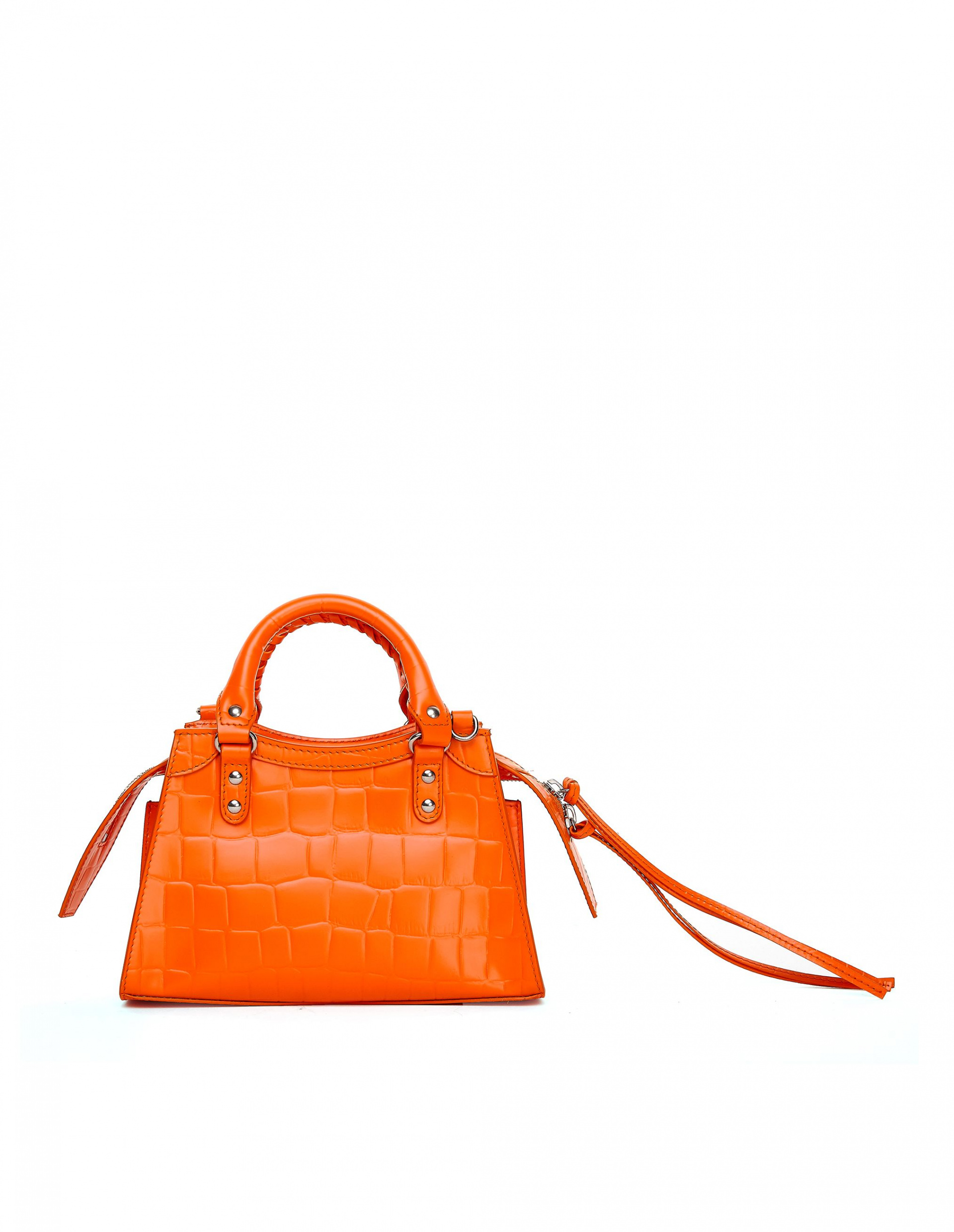 Balenciaga Оранжевая сумка Neo Classic Mini Top Handle