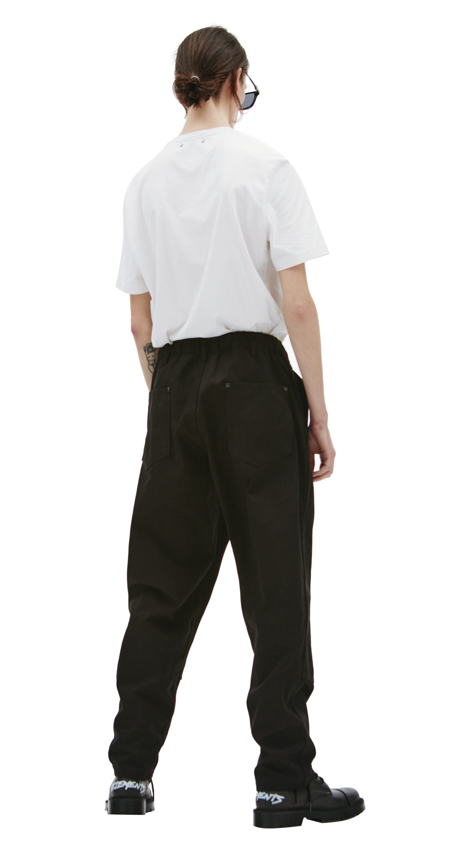 Yohji Yamamoto Black Denim Scandal Trousers