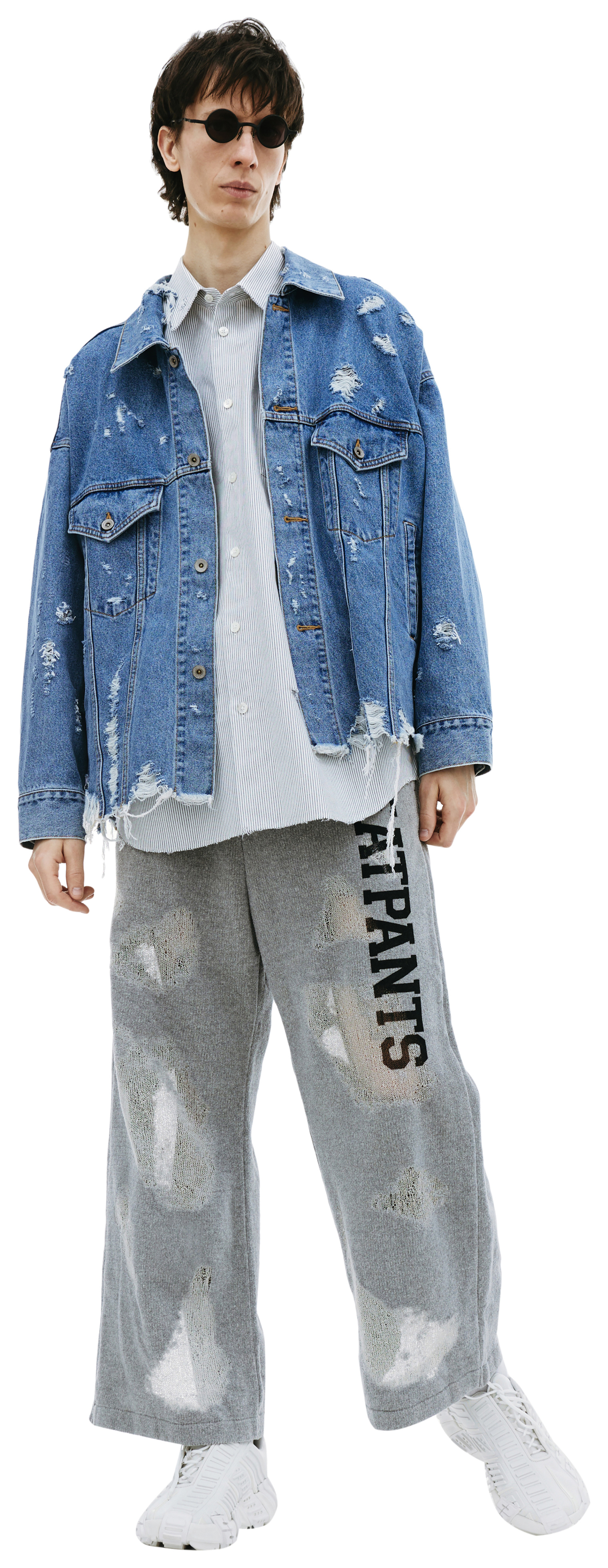 Doublet Distressed denim jacket