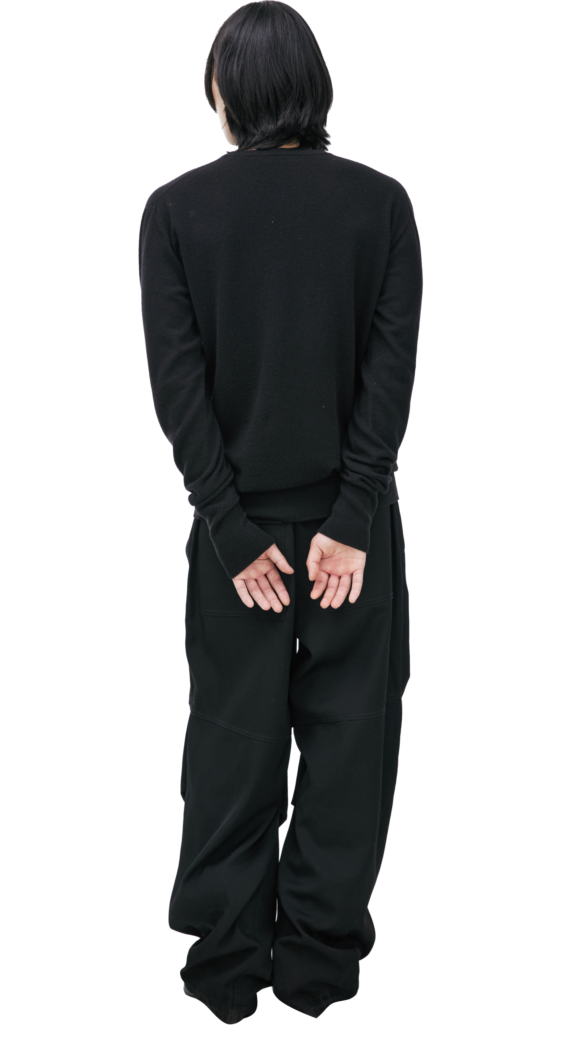 Jil Sander Black cashmere sweater