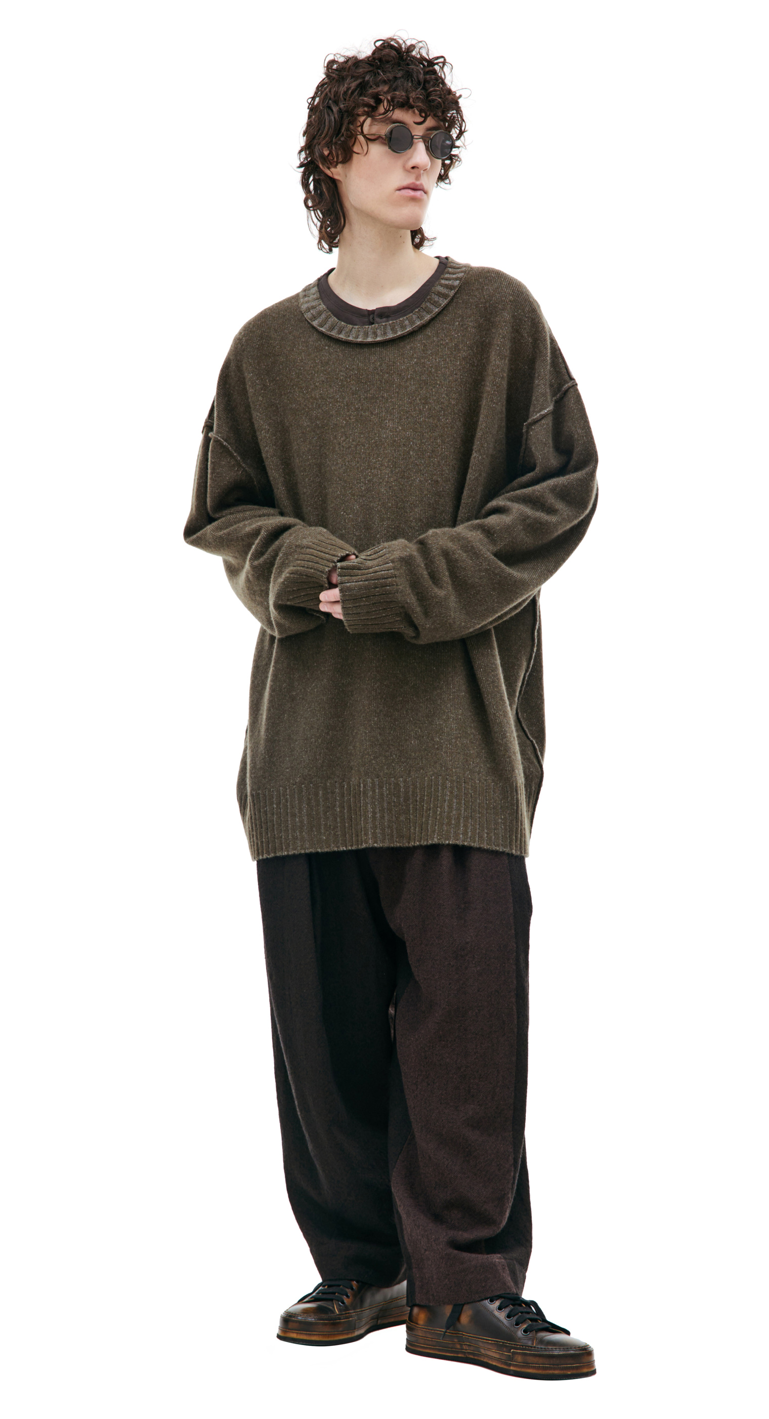 Ziggy Chen Crewneck cashmere sweater