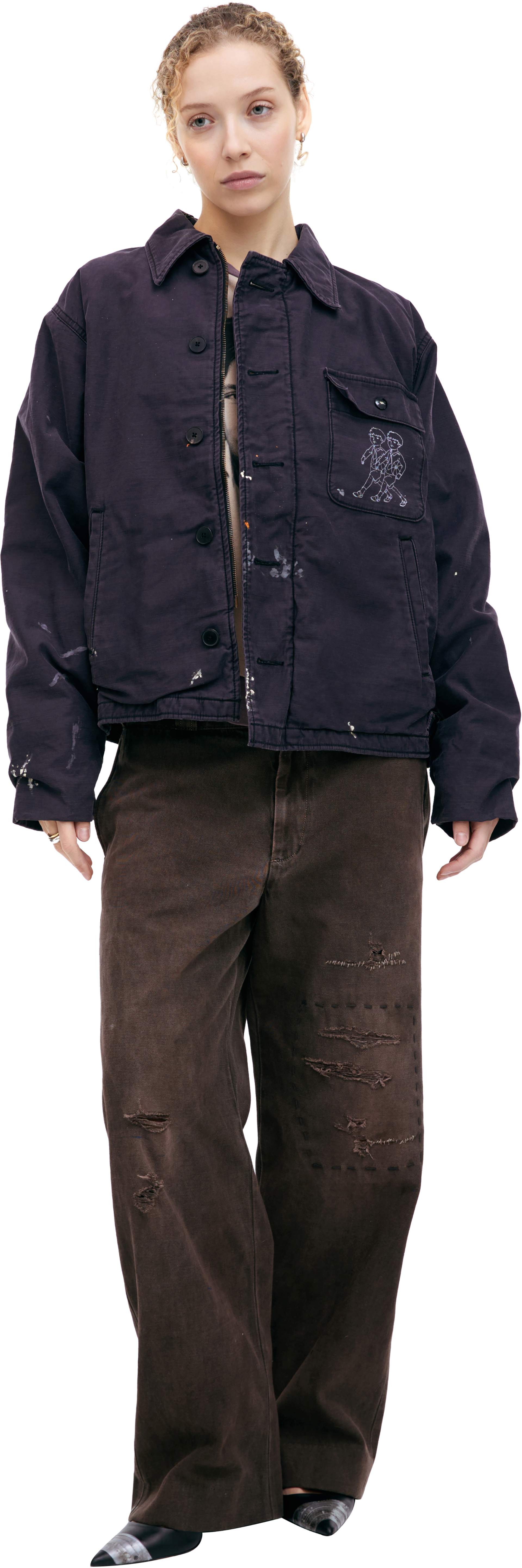 Enfants Riches Déprimés Embroidered Jacket