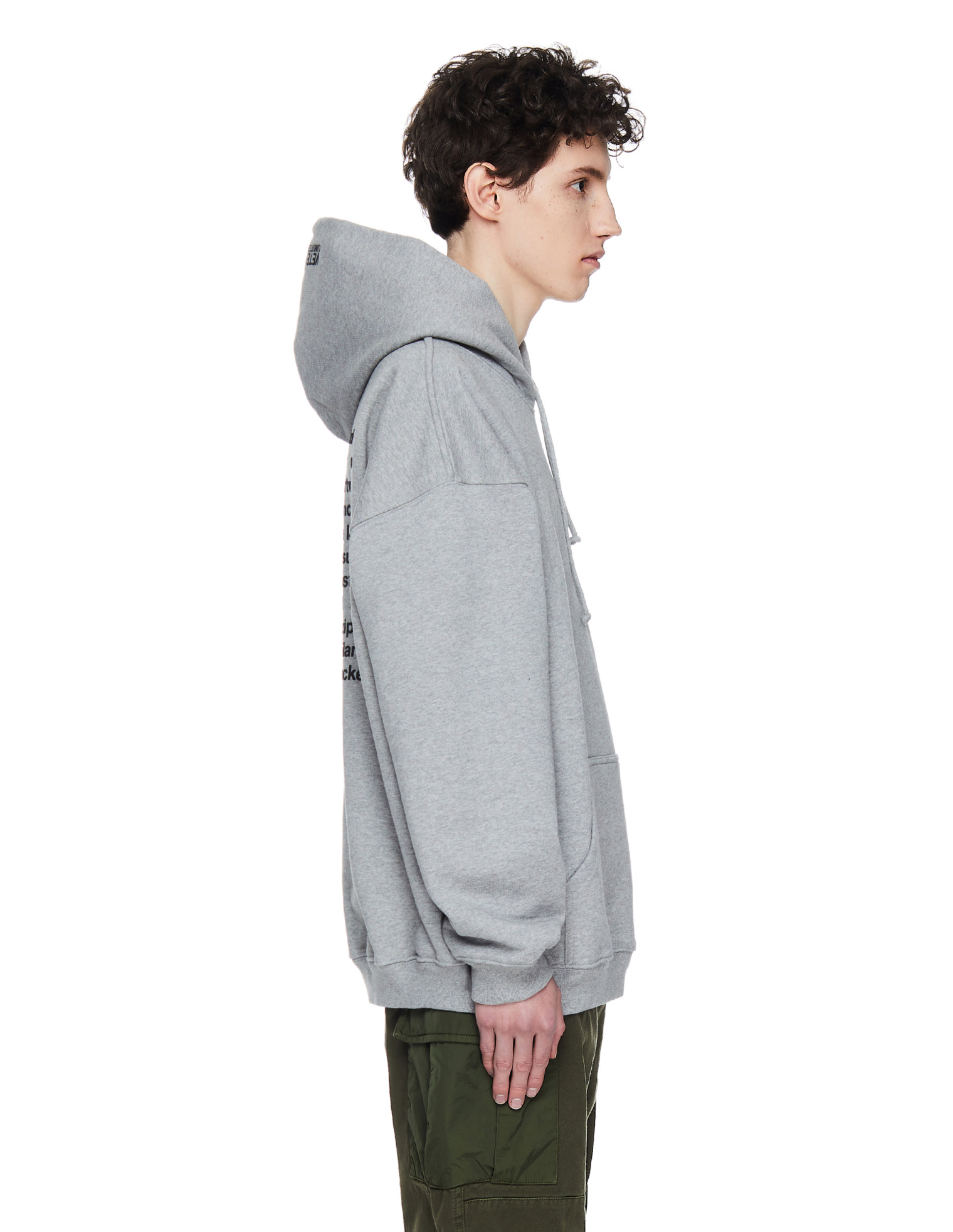 VETEMENTS Grey Definition Hoodie