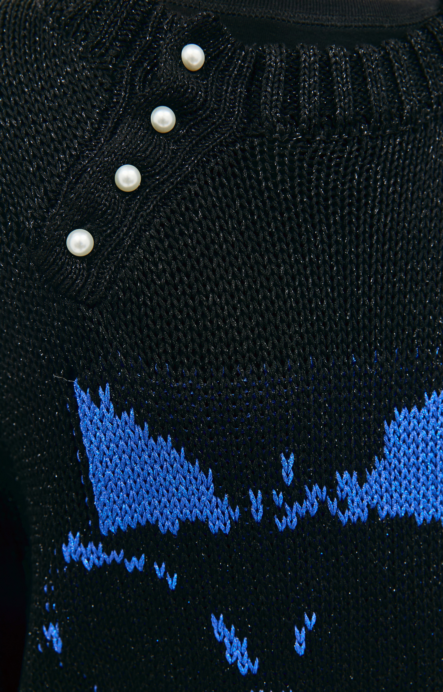 Midnight Studios Вязаный свитер с принтом