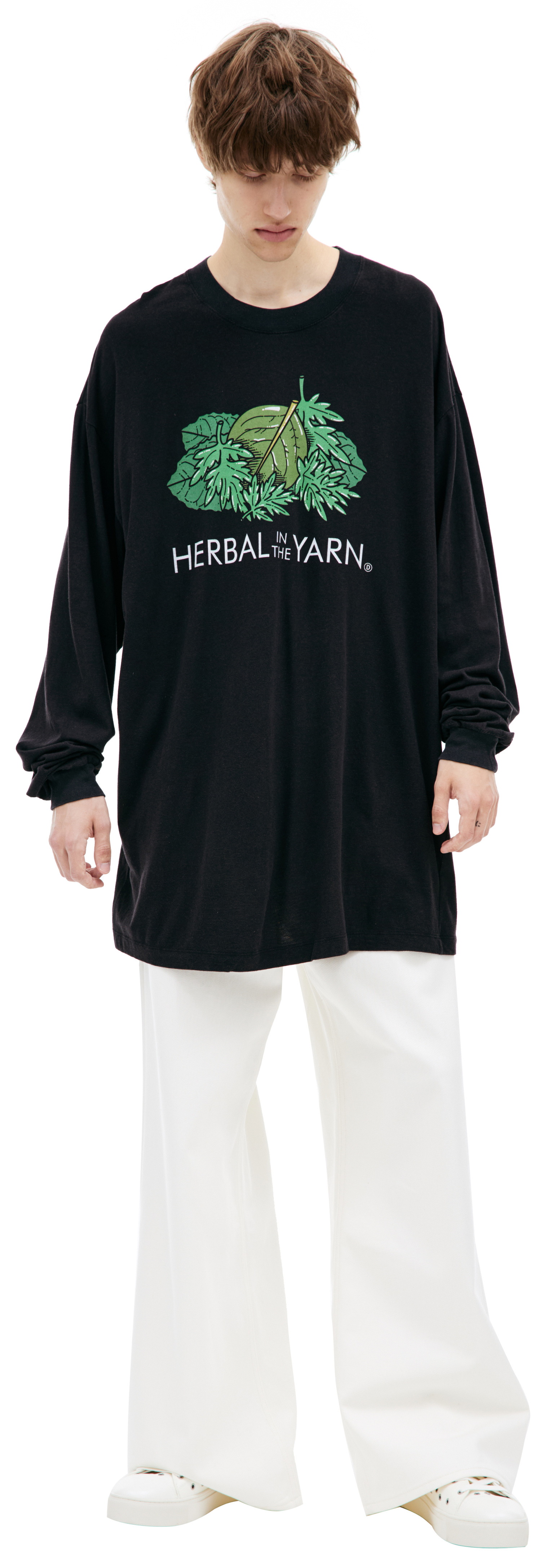 Doublet Black \'HERBAL IN THE YARN\' Longsleeve