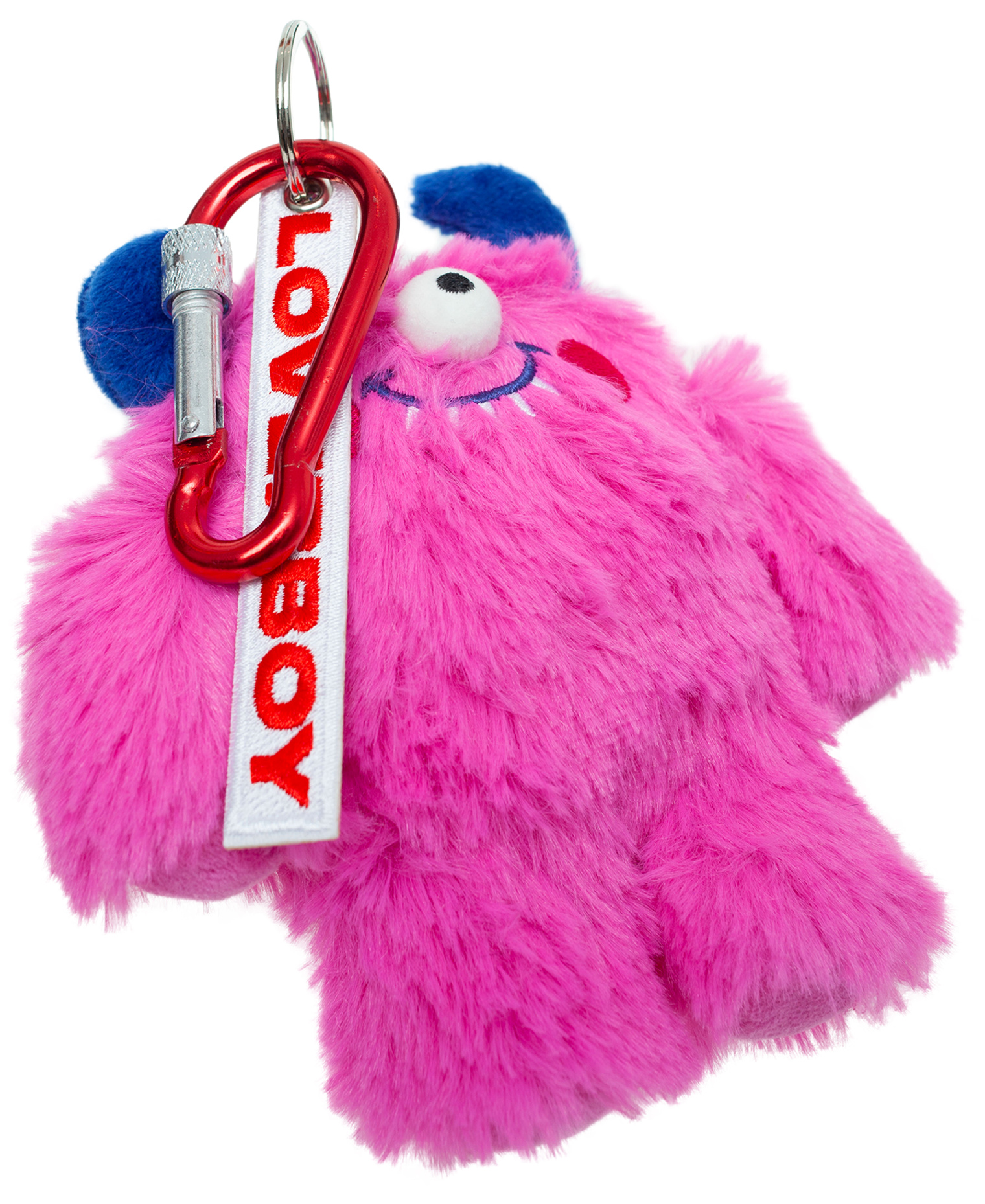 CHARLES JEFFREY LOVERBOY Pink keychain with carabiner